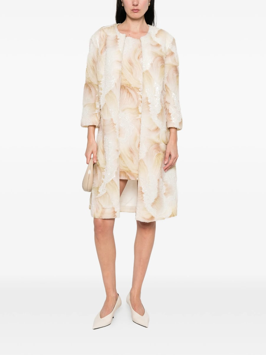 De Santis De Santis Sequin-embellished Coat, view 2