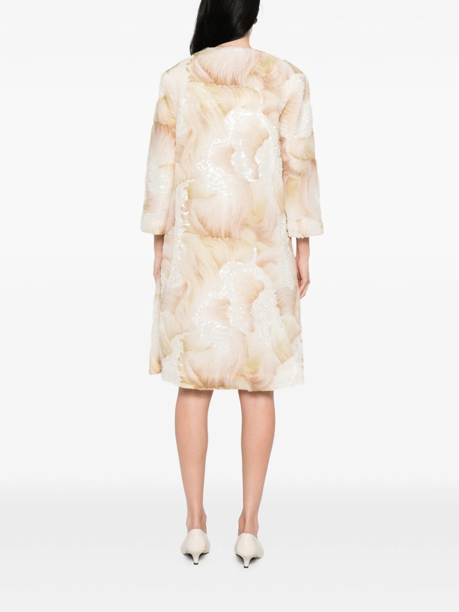 De Santis De Santis Sequin-embellished Coat, view 5
