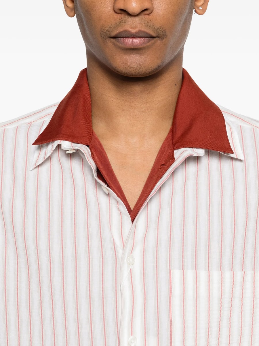 Samsoe Samsoe Samsoe Samsoe Saryan X Striped Pocket Shirt, view 2