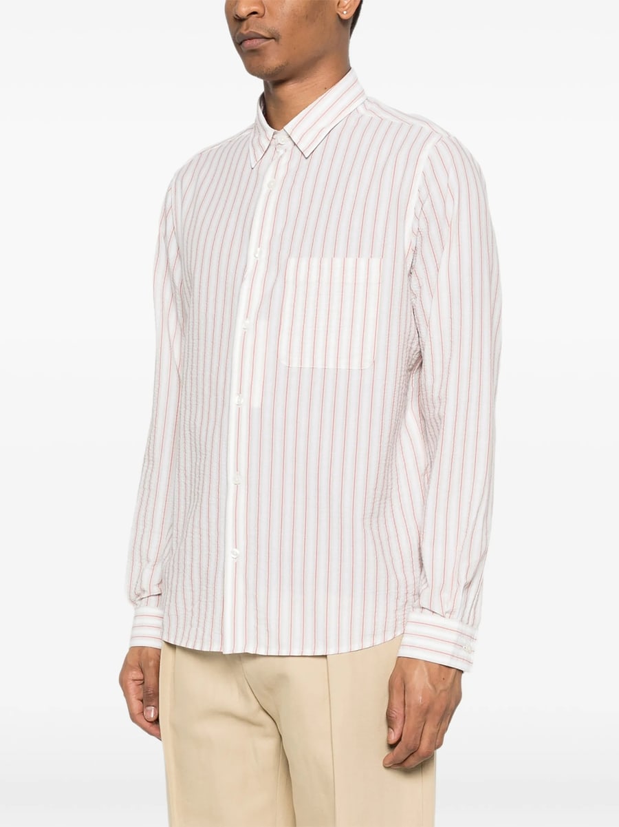 Samsoe Samsoe Samsoe Samsoe Saryan X Striped Pocket Shirt, view 5