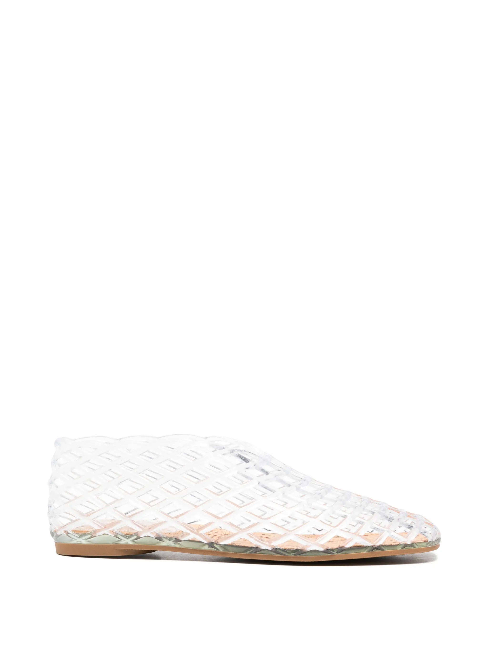 La Piscine La Piscine Perforated Ballet Flats