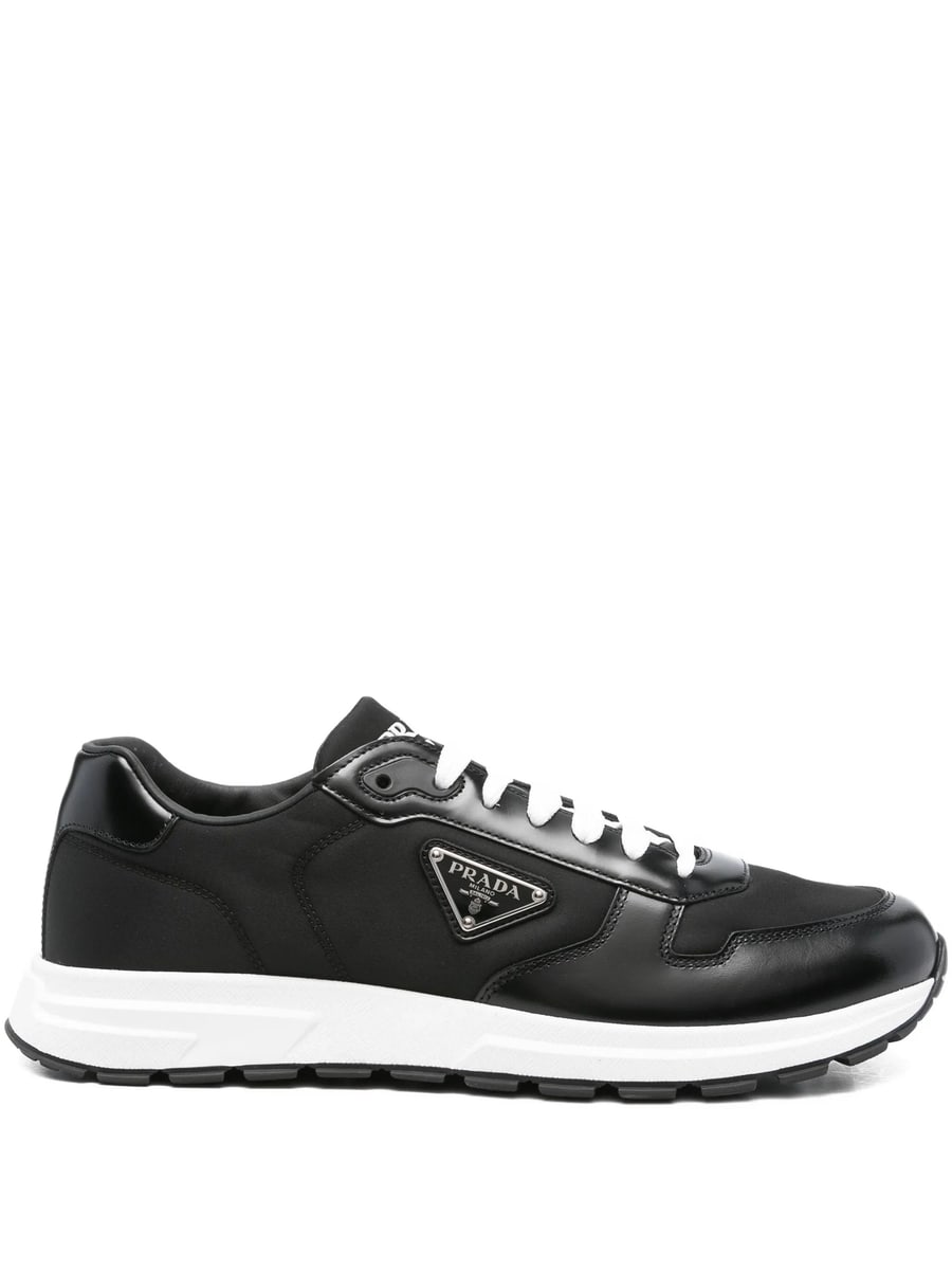 Prada Prada Leather-panelled Sneakers