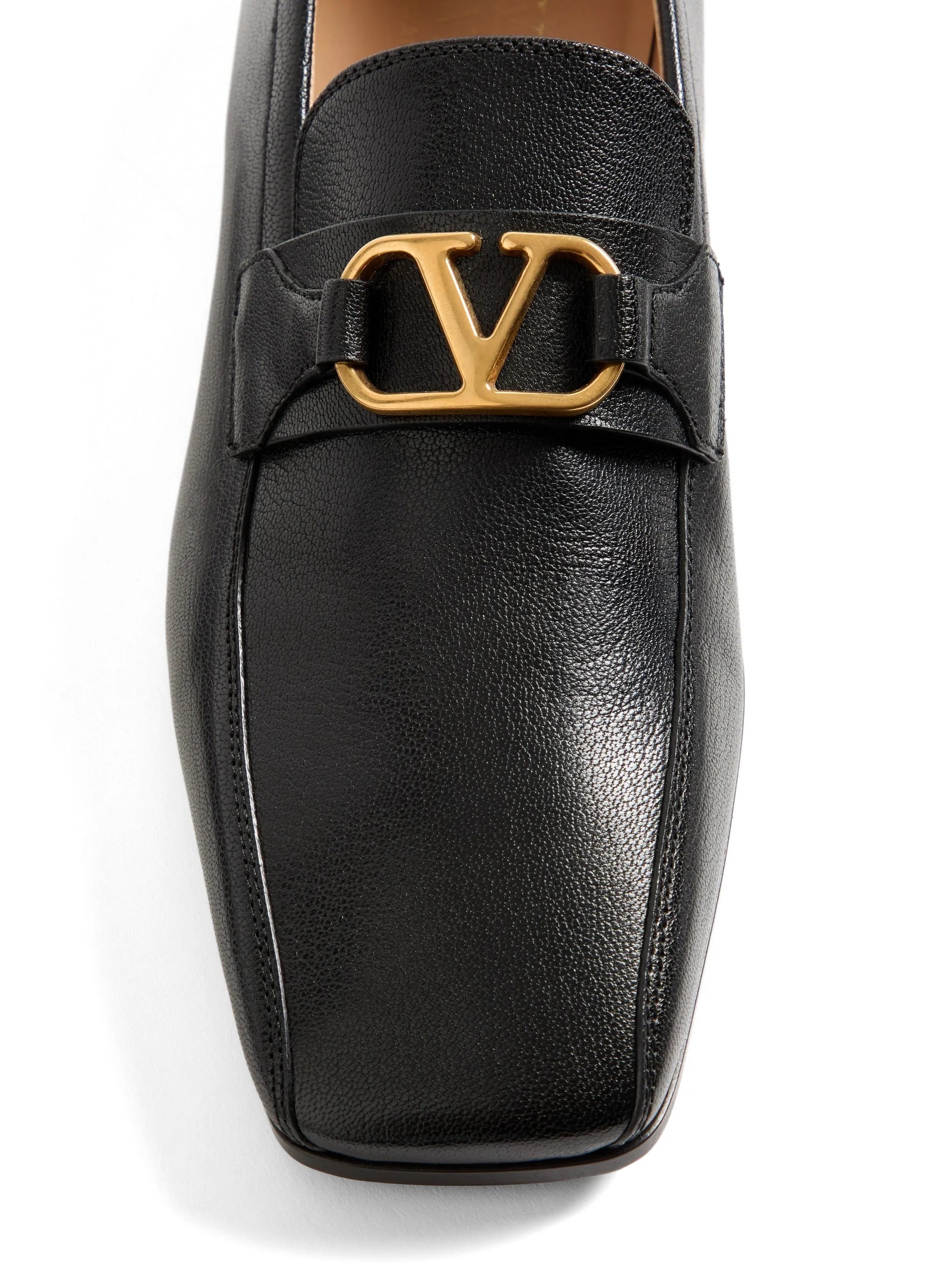 Valentino Garavani Valentino Garavani VLogo Signature Kidskin Loafers, view 2