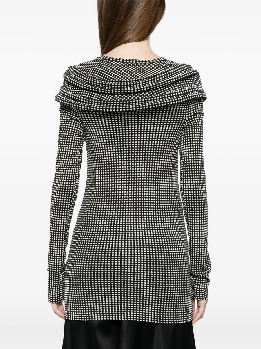 Junya Watanabe Junya Watanabe Ruffled Polka Dot Top, view 5