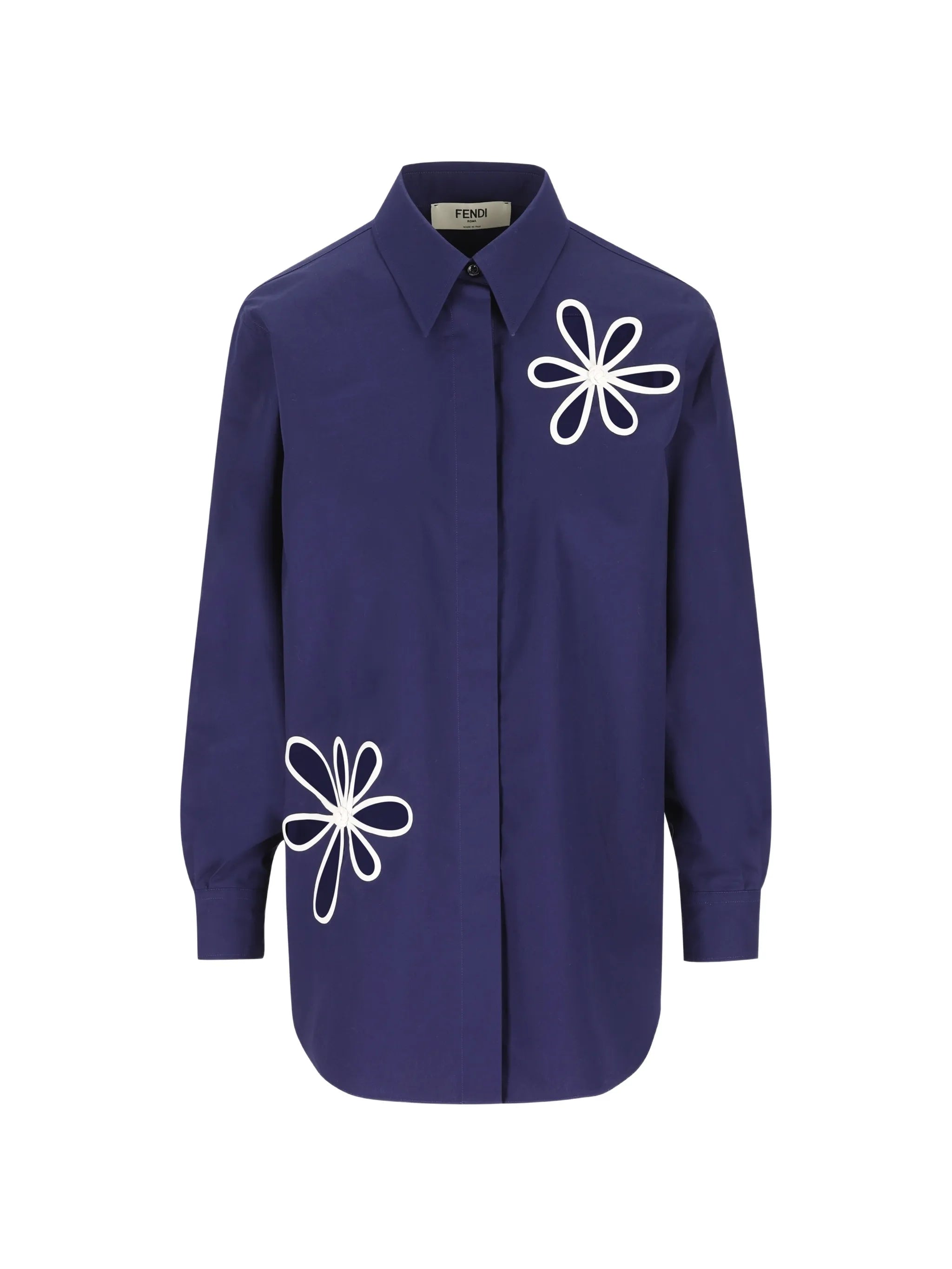 Fendi Fendi Flower-cutout Shirt