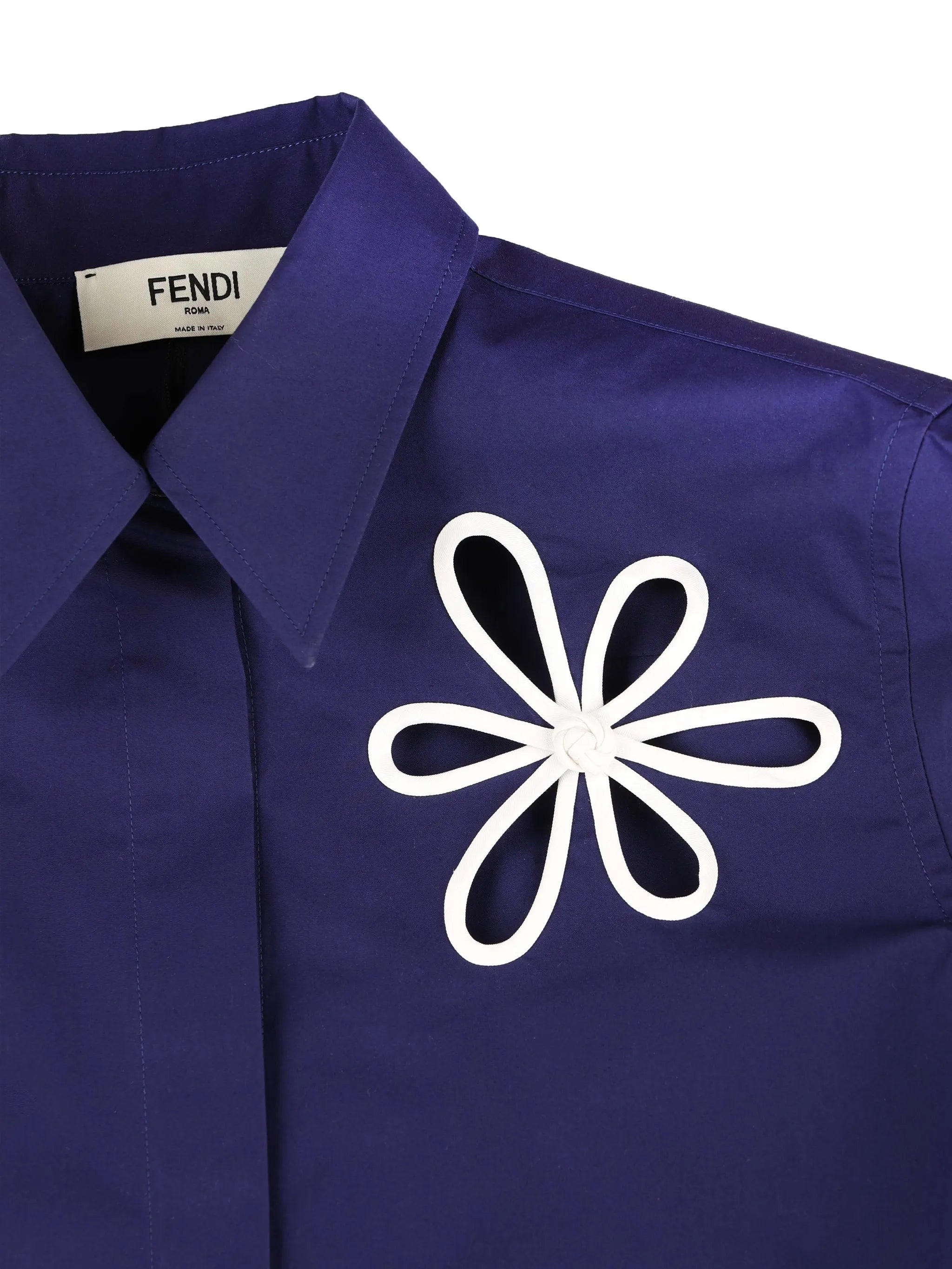 Fendi Fendi Flower-cutout Shirt, view 2