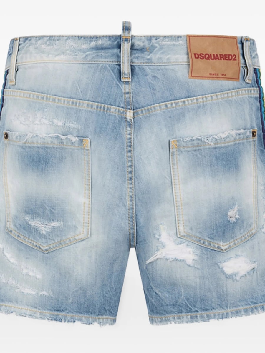 Dsquared2 Dsquared2 Be Proud Wash Bro Shorts, view 2