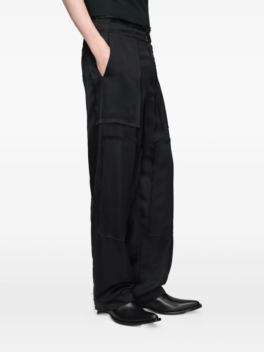 Maison Margiela Maison Margiela Patchwork Satin Trousers, view 4