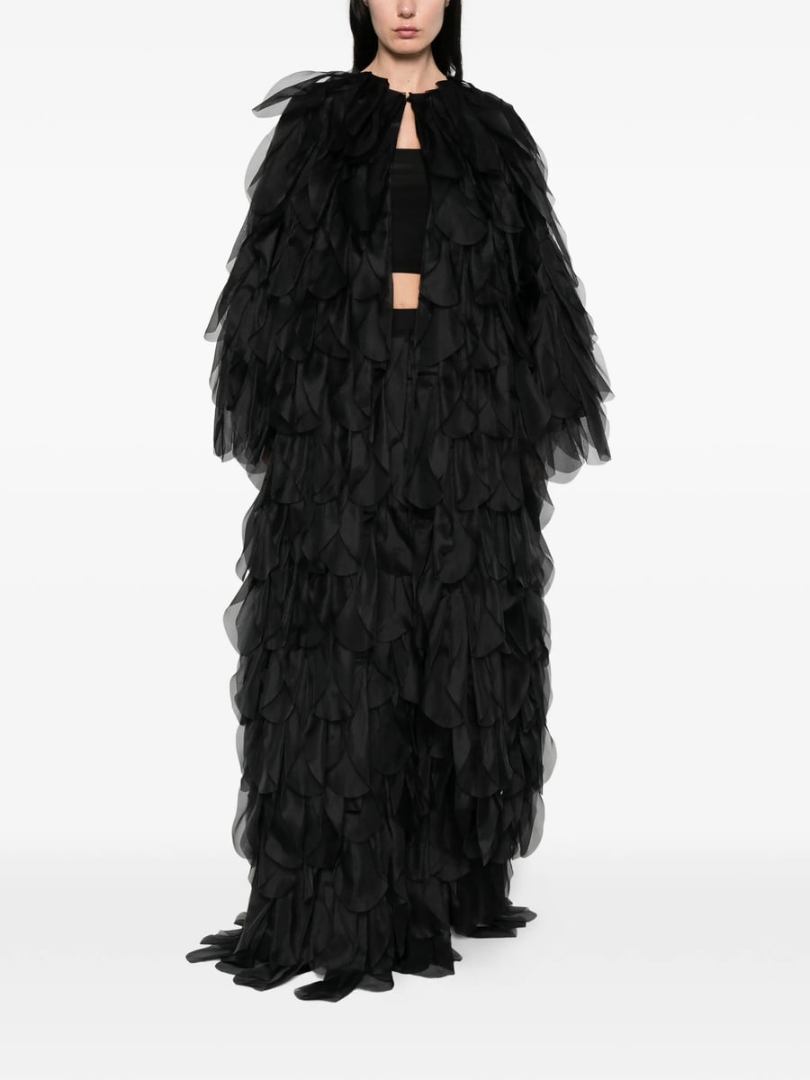 Max Mara Max Mara Lauto Ruffled Coat, view 4