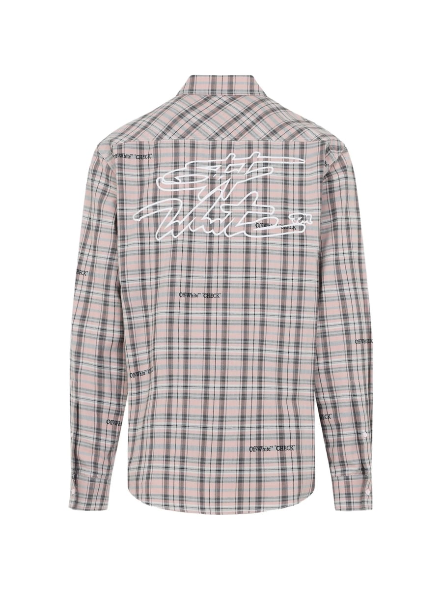 Off-White Off-white Check Logo Shirt, view 2