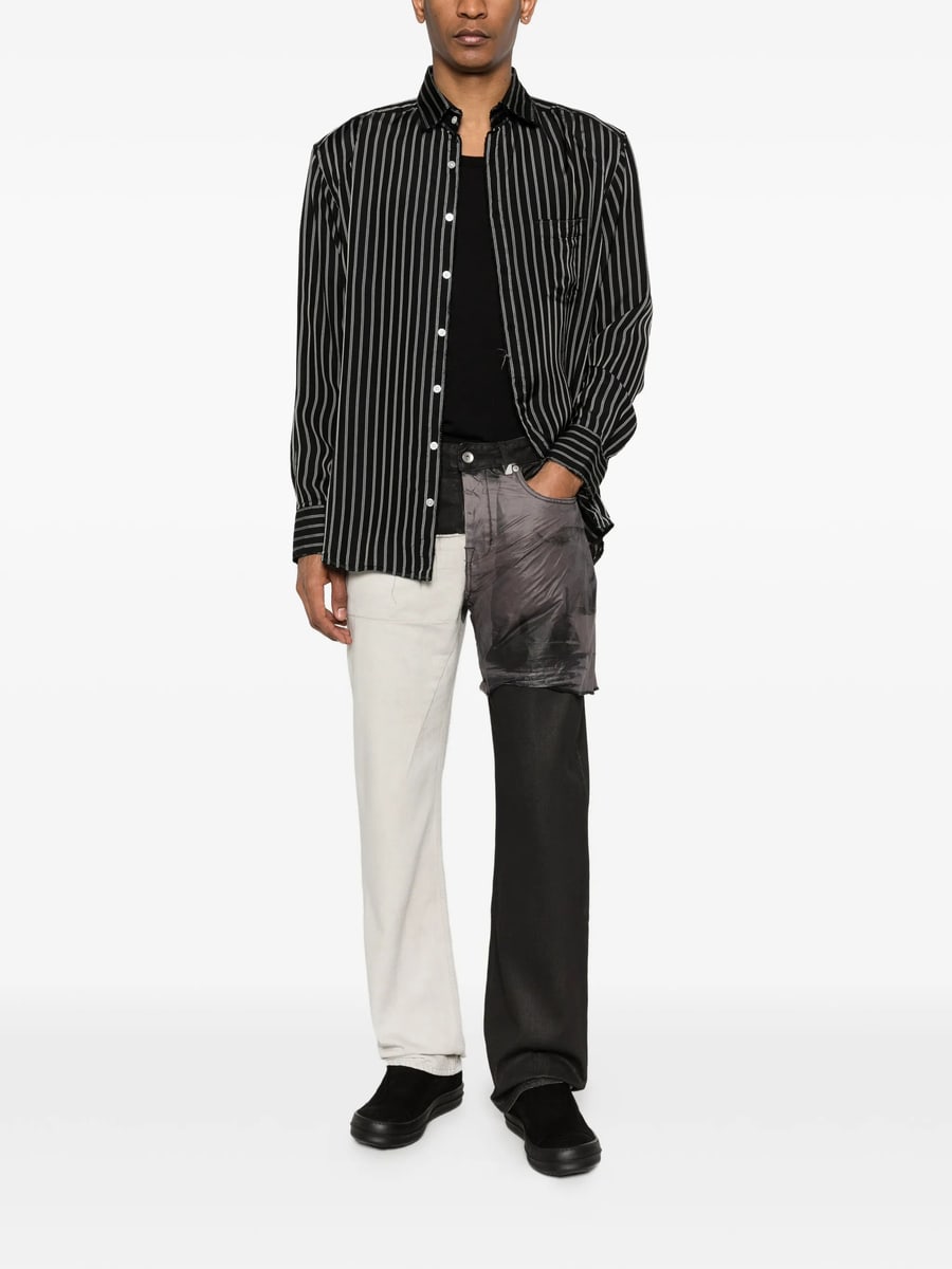 Rick Owens DRKSHDW Rick Owens Drkshdw Patchwork Denim Jeans, view 3