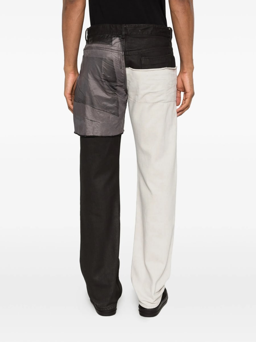 Rick Owens DRKSHDW Rick Owens Drkshdw Patchwork Denim Jeans, view 5
