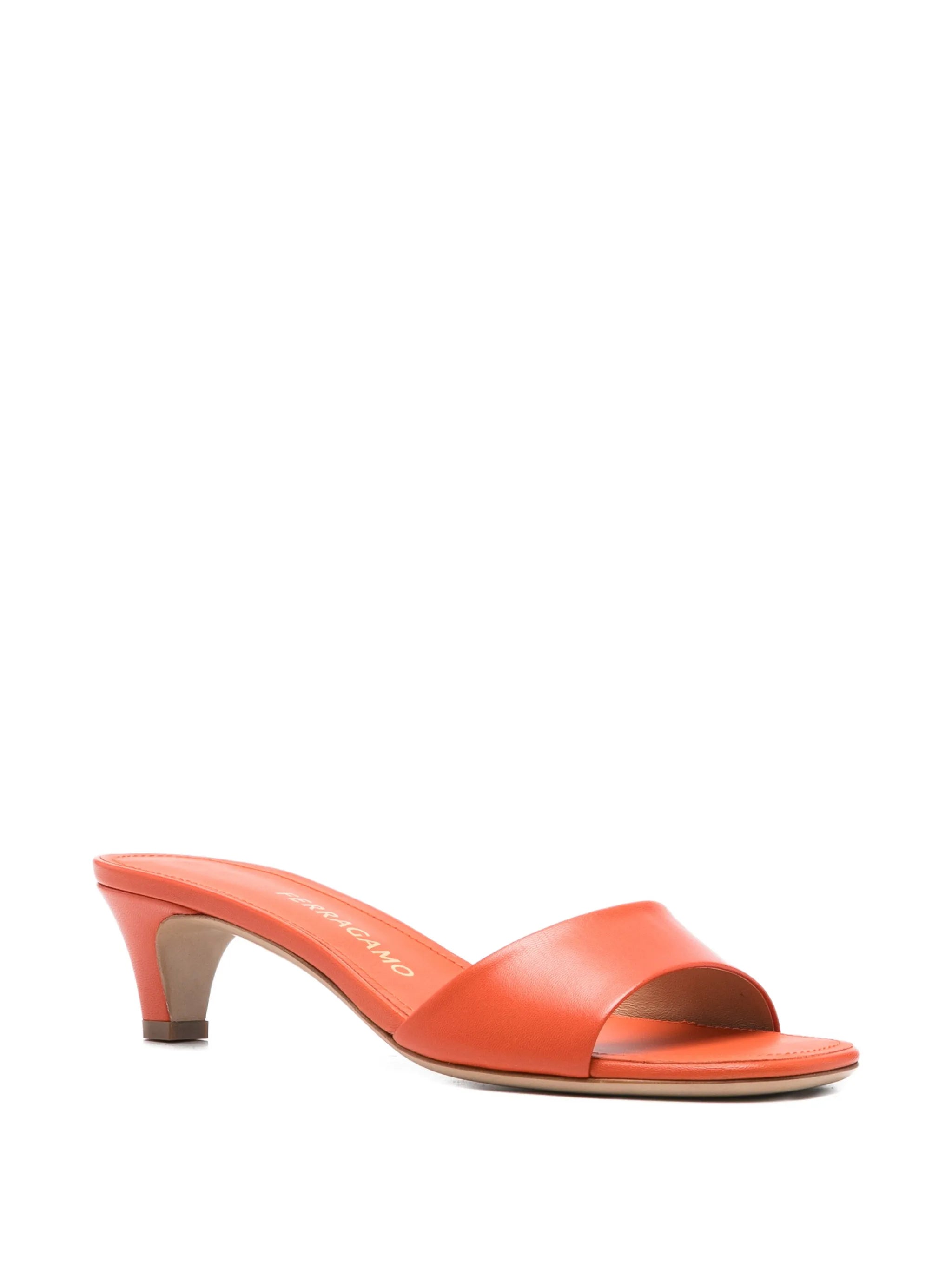 Ferragamo Ferragamo Low Heeled Slip-on Sandals, view 2