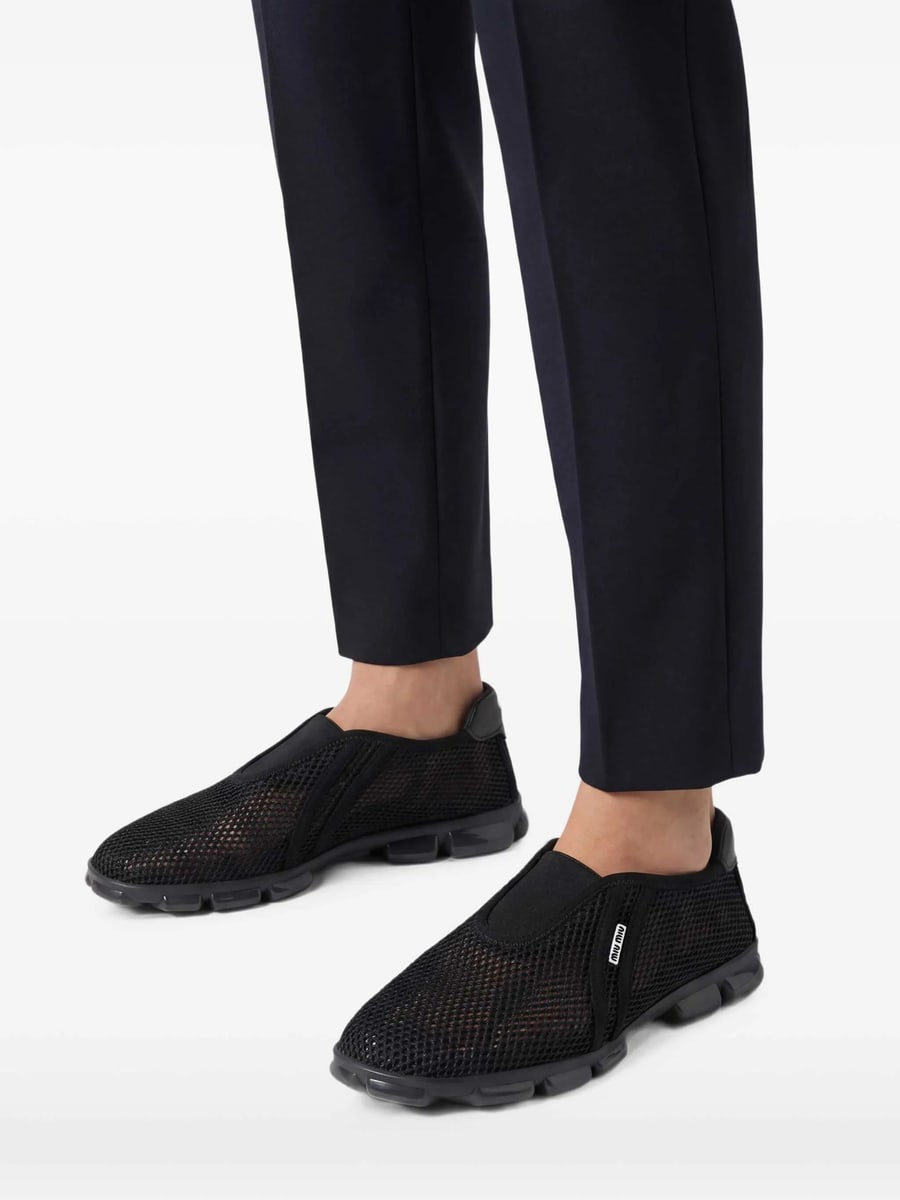 Miu Miu Miu Miu Mesh Sneakers, view 5