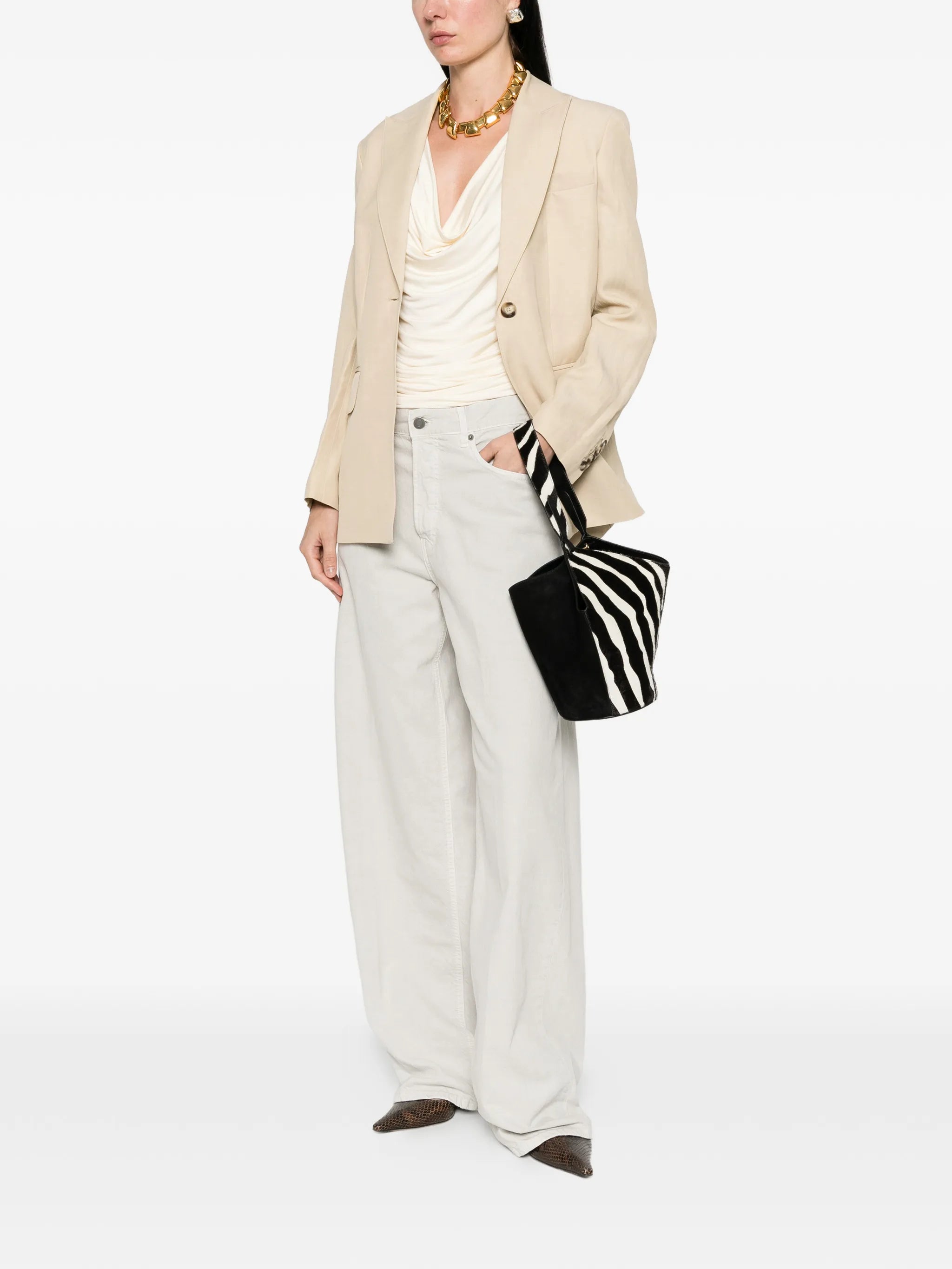 Joseph Joseph Buttoned Single-breasted Blazer, view 2