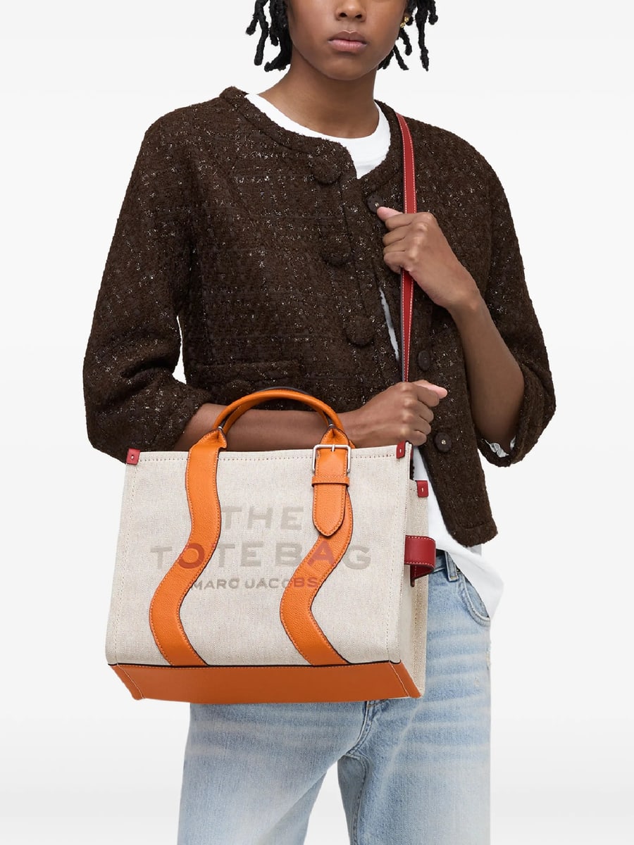 Marc Jacobs Marc Jacobs The Wavy Canvas Medium Tote Bag, view 5