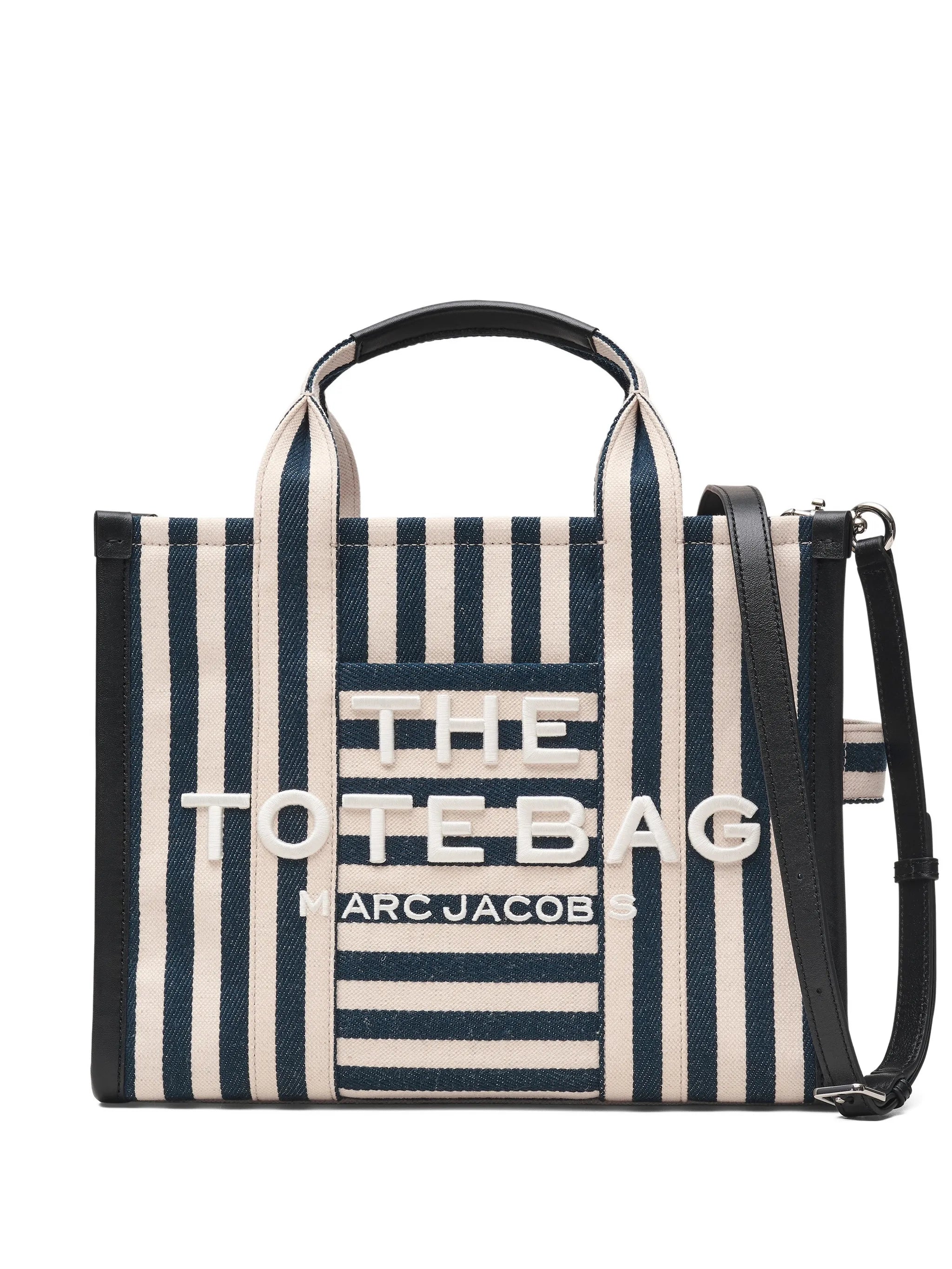 Marc Jacobs Marc Jacobs Medium The Stripe Canvas Tote Bag