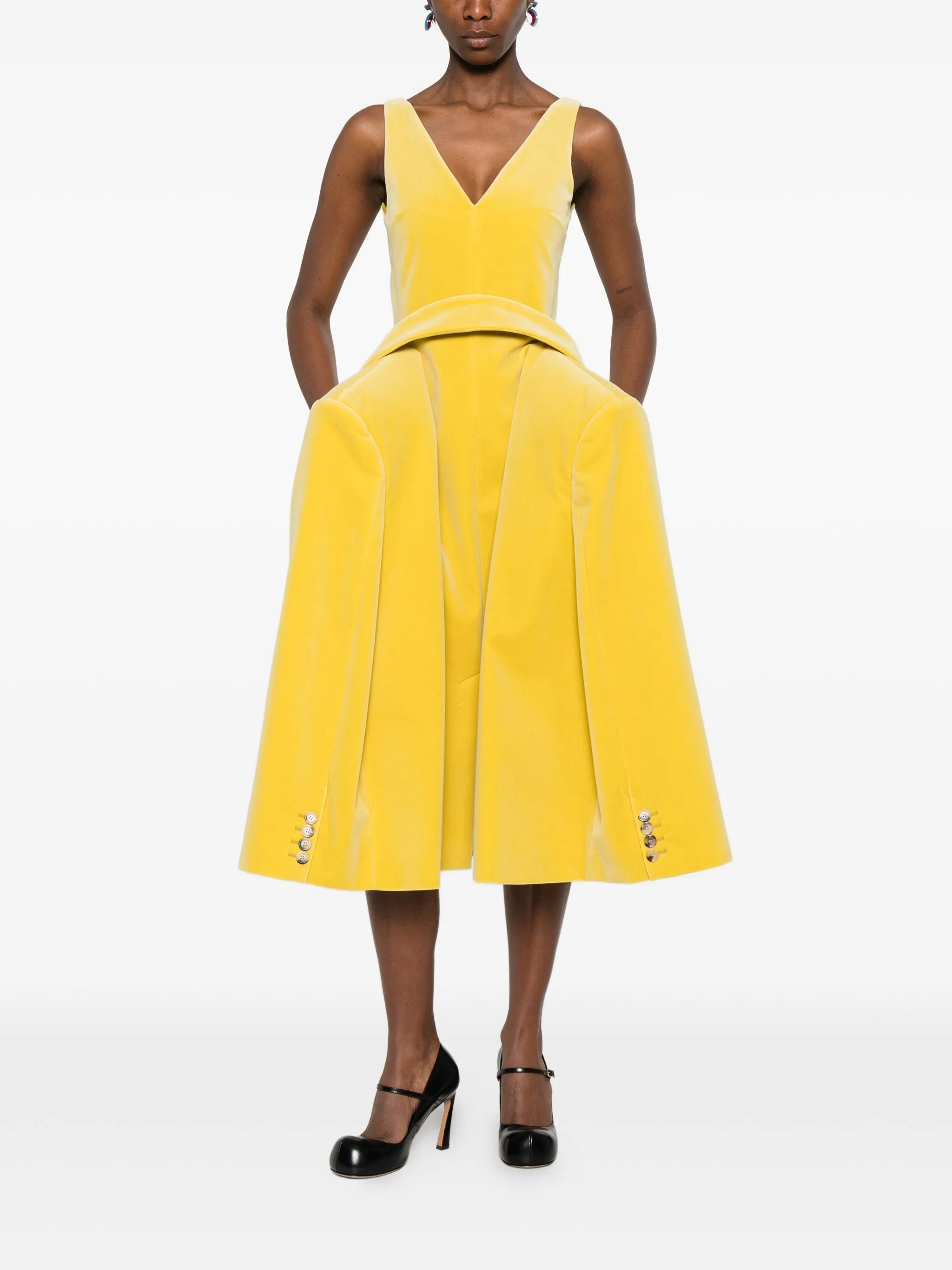 JW Anderson Jw Anderson V-neck Maxi Dress, view 2