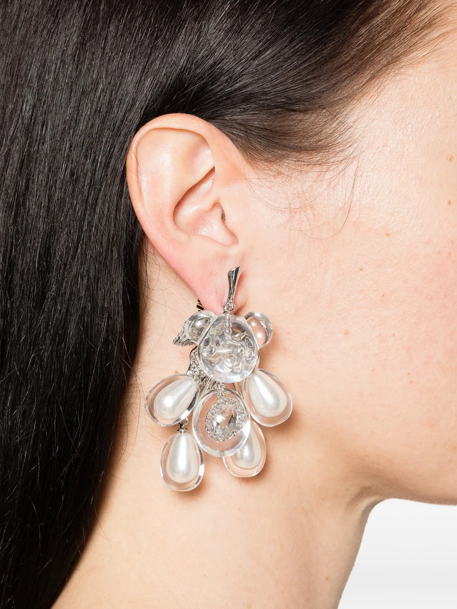 Yvmin Yvmin Teddy Bear Drop Earring, view 2