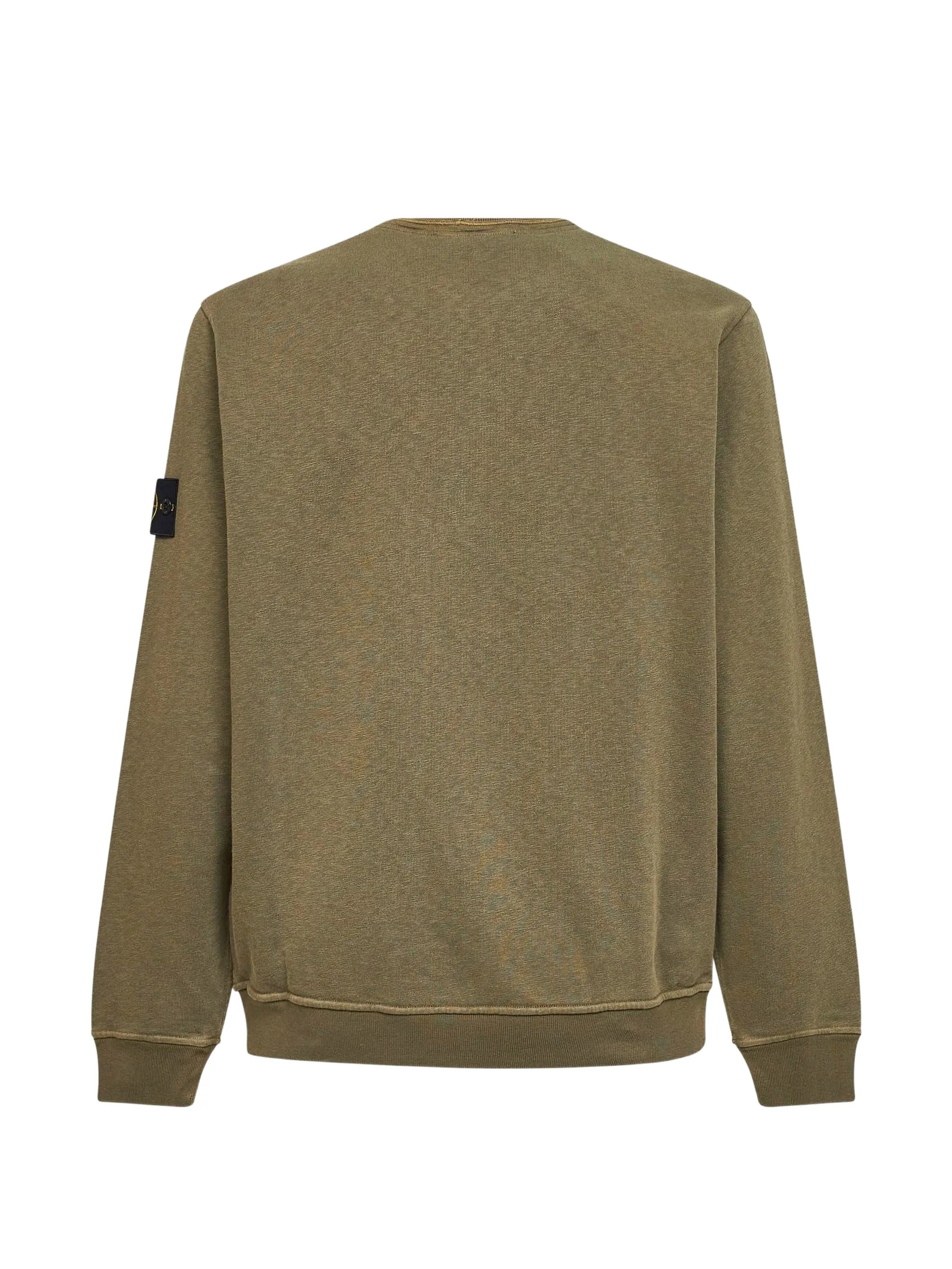 Stone Island Stone Island Ribbed Logo-patch Sweatshirt, view 2