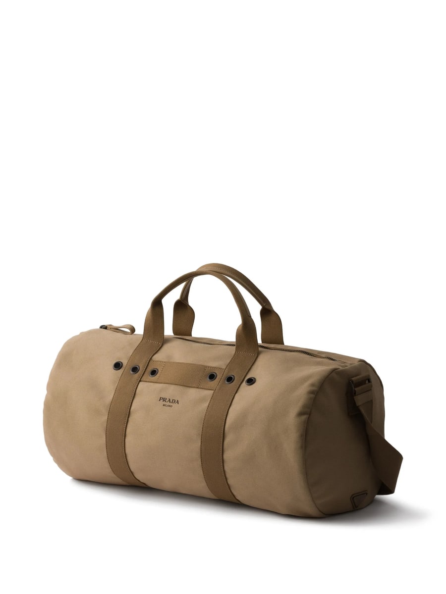 Prada Prada Canvas Duffel Bag, view 6