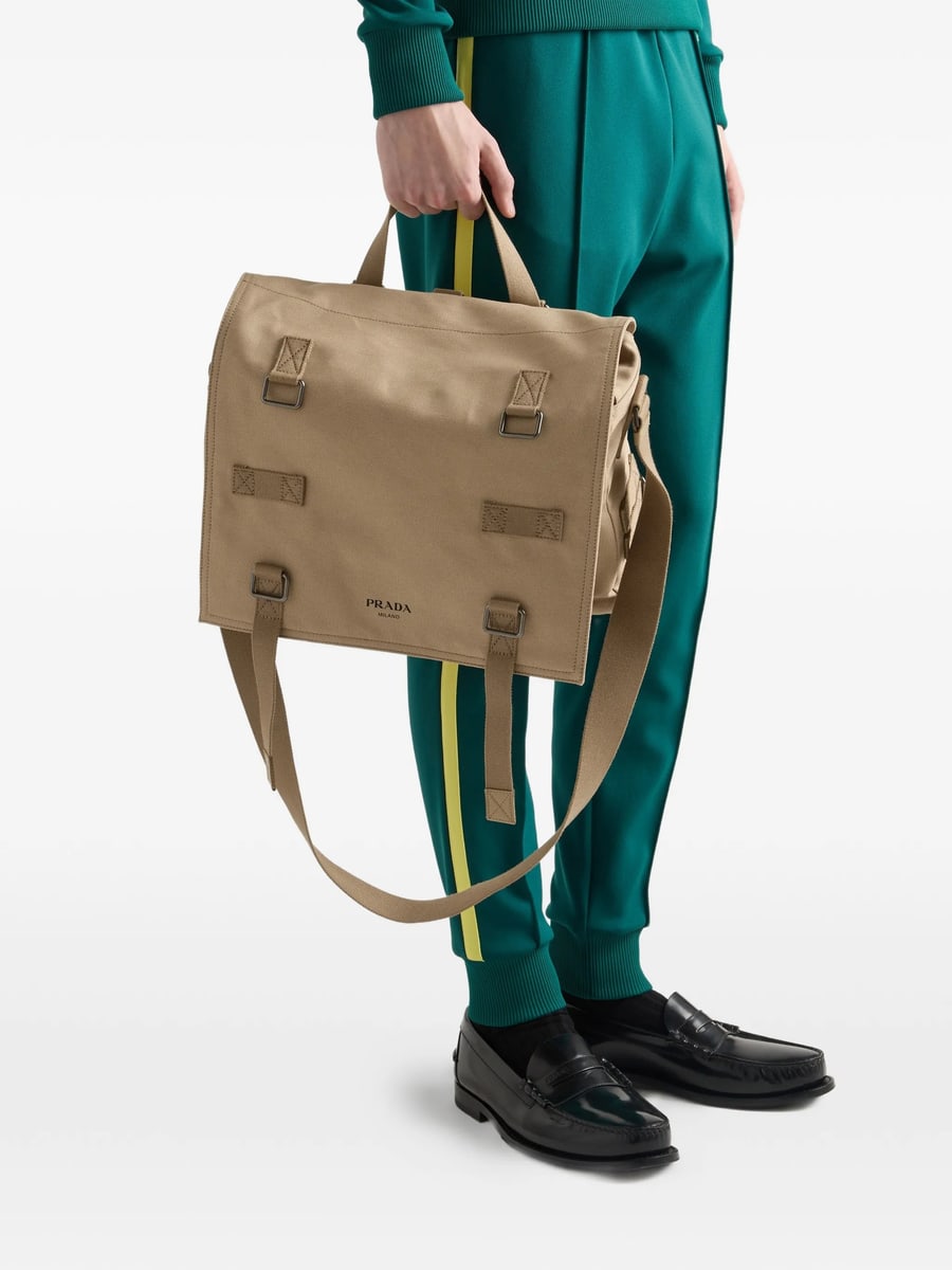 Prada Prada Canvas Shoulder Bag, view 2