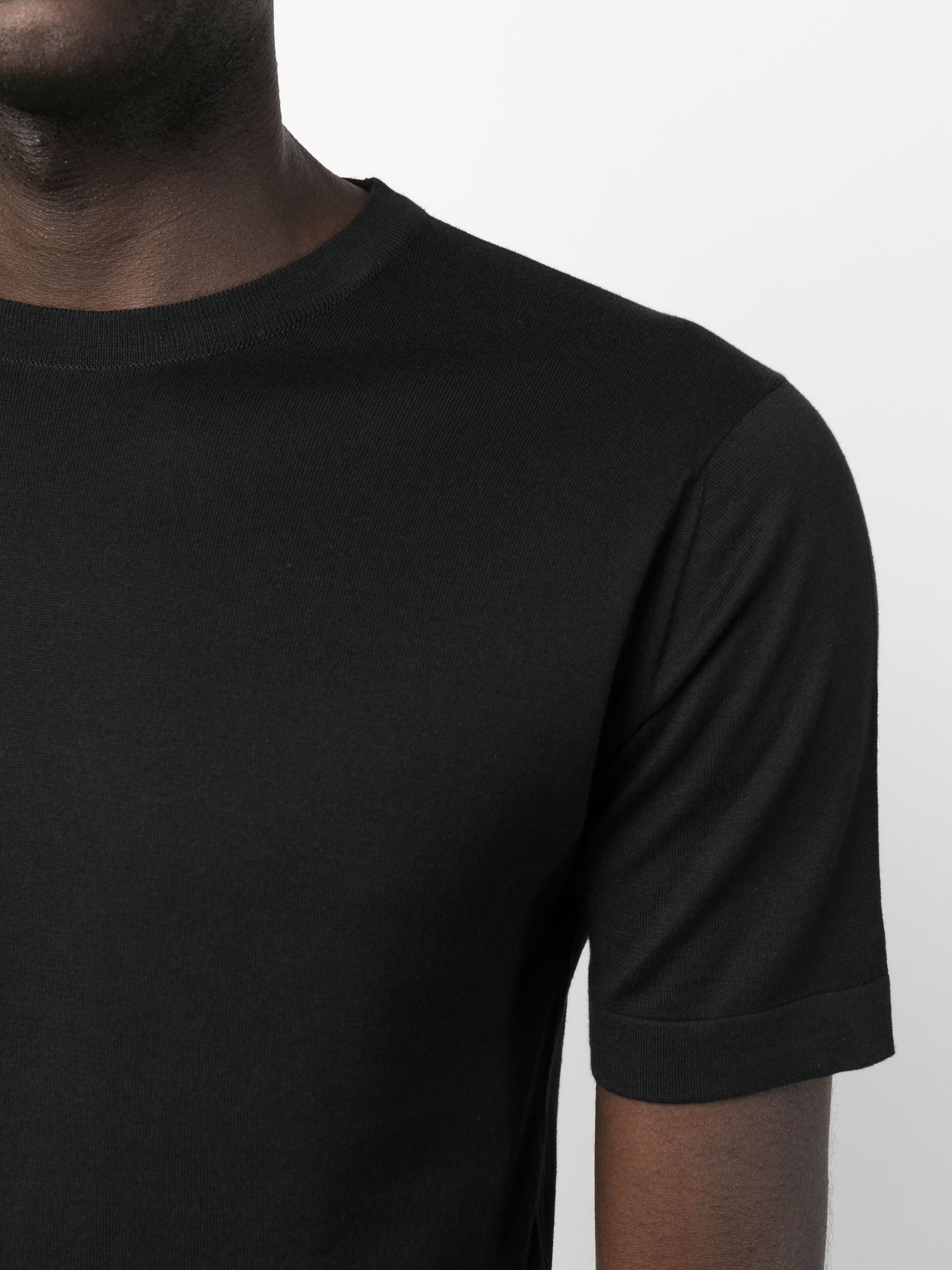 John Smedley John Smedley Crew-neck T-shirt, view 2