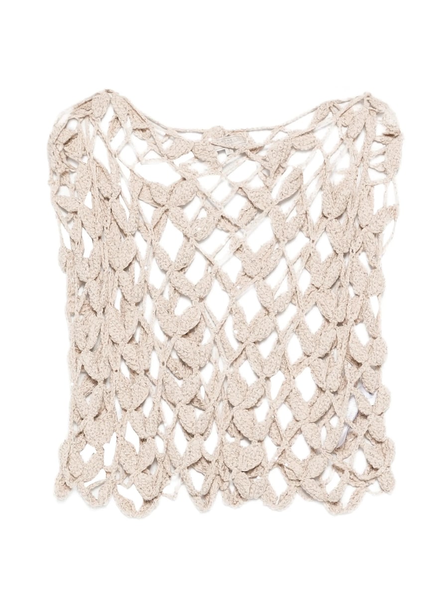 Antonelli Antonelli Crochet Knit Top