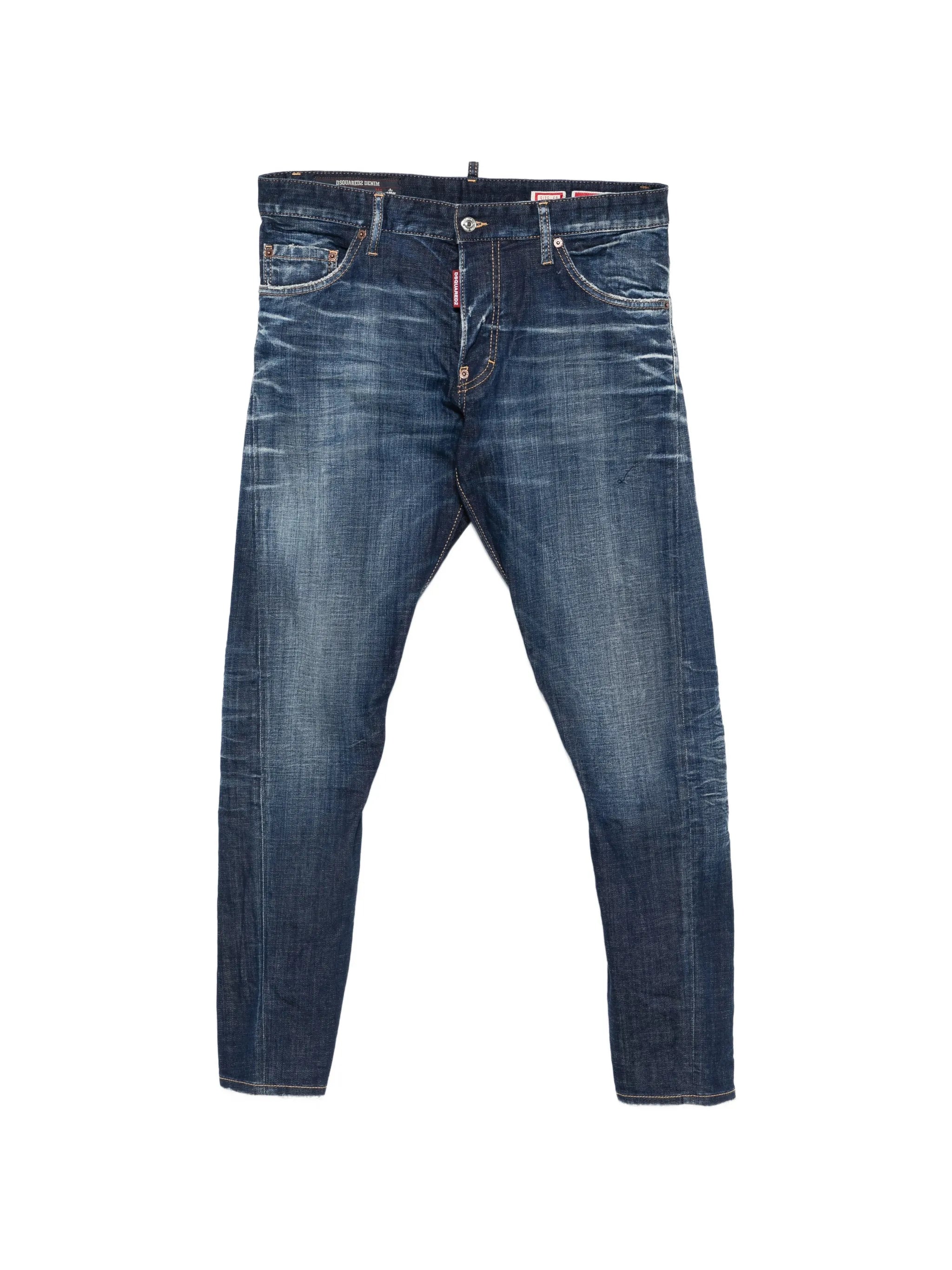 Dsquared2 Dsquared2 Logo-patch Belt-loop Jeans