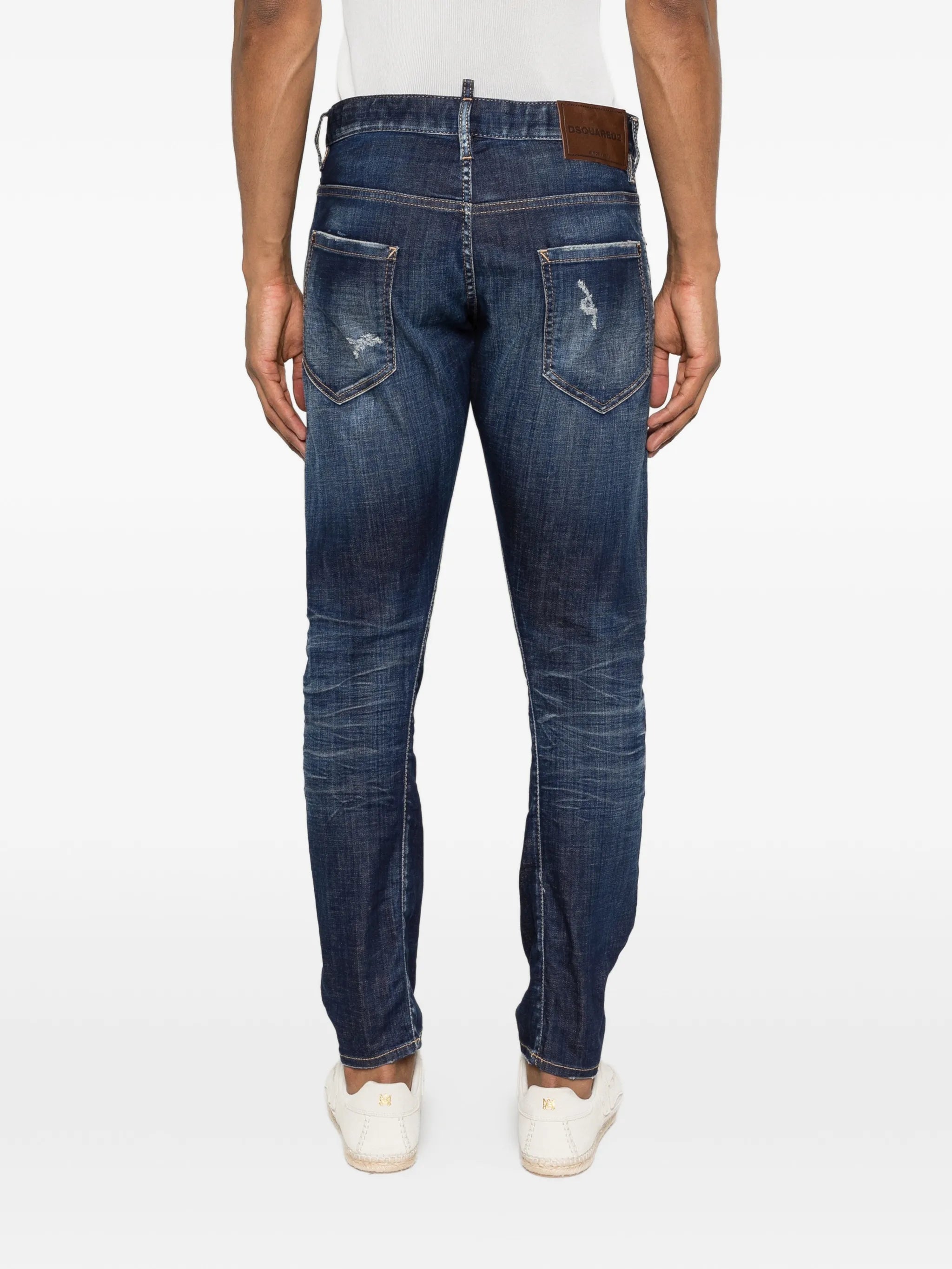 Dsquared2 Dsquared2 Logo-patch Belt-loop Jeans, view 2