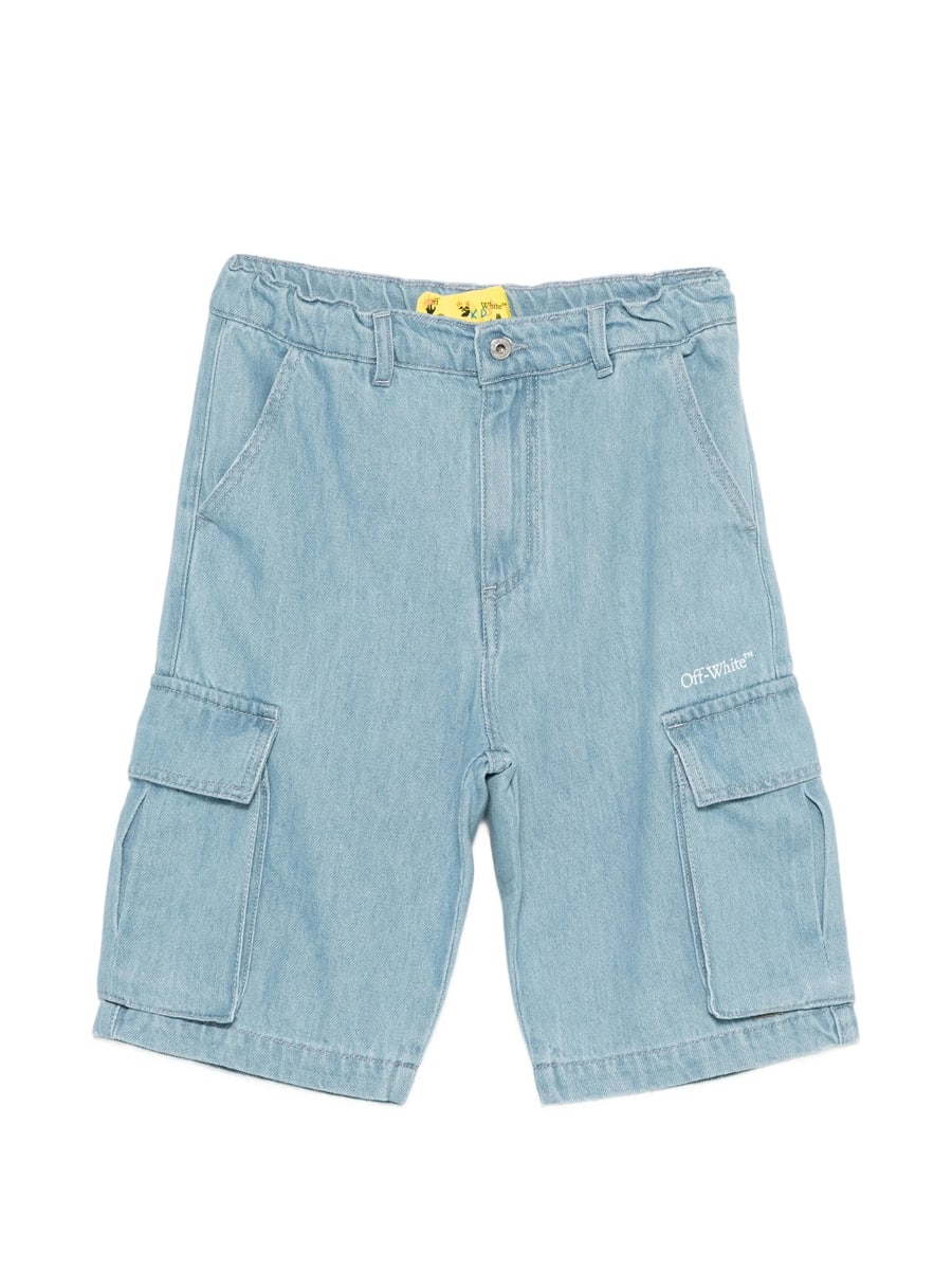 Off-White Off-white Cargo Denim Shorts
