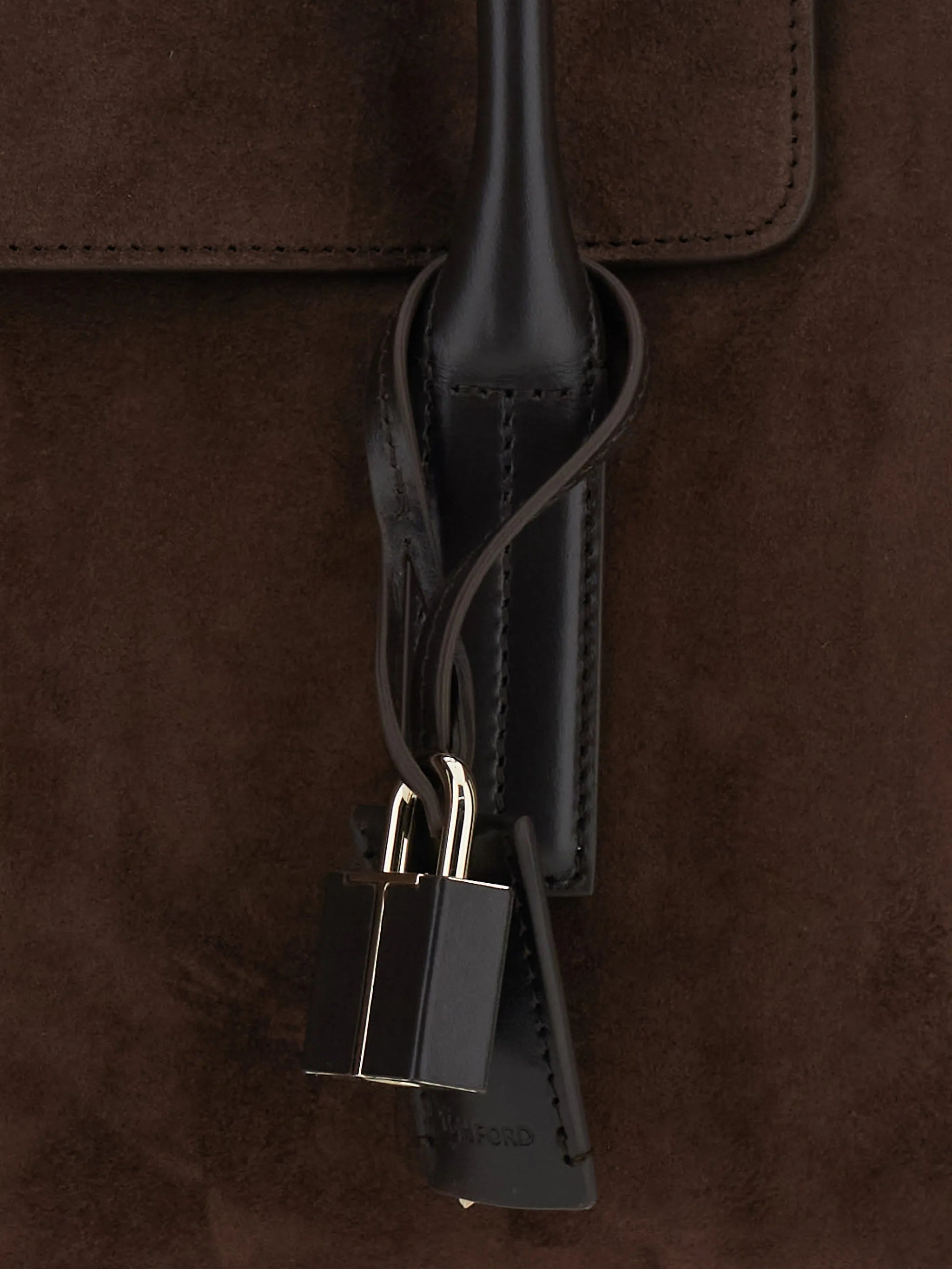 Tom Ford Tom Ford Flap Calf Leather Shoulder Bag, view 2