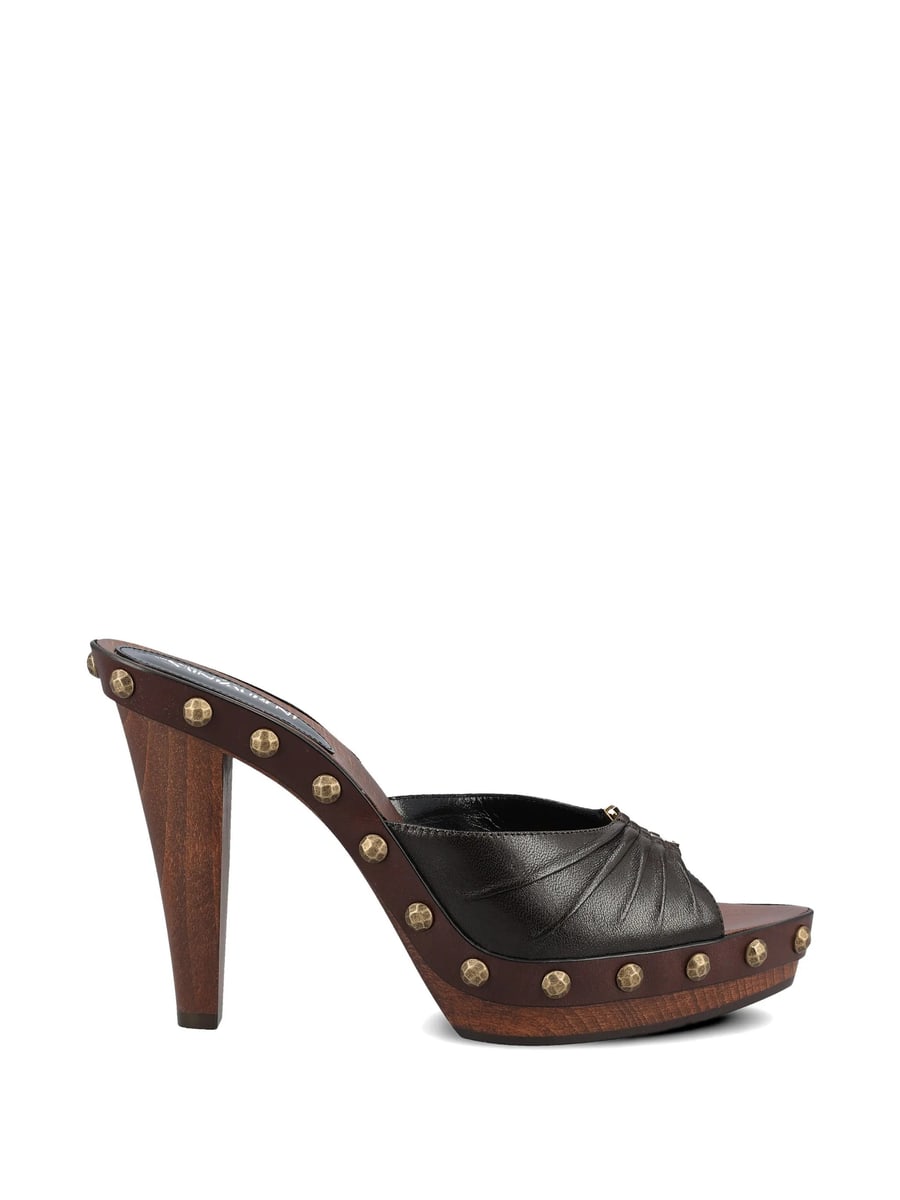 Saint Laurent Saint Laurent Babylone Studded Leather Sandals