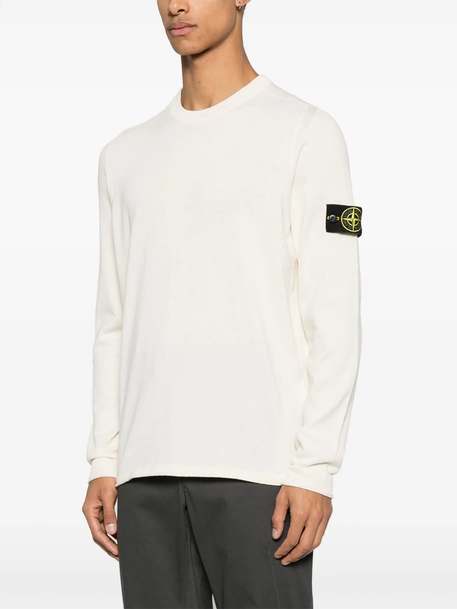 Stone Island Stone Island Logo-patch Crew-neck Sweater, view 3