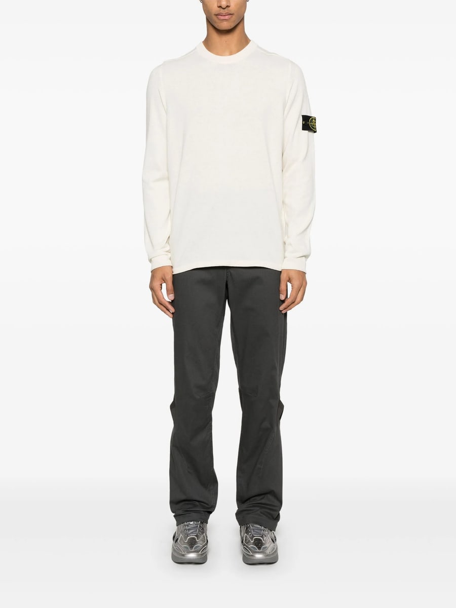 Stone Island Stone Island Logo-patch Crew-neck Sweater, view 4