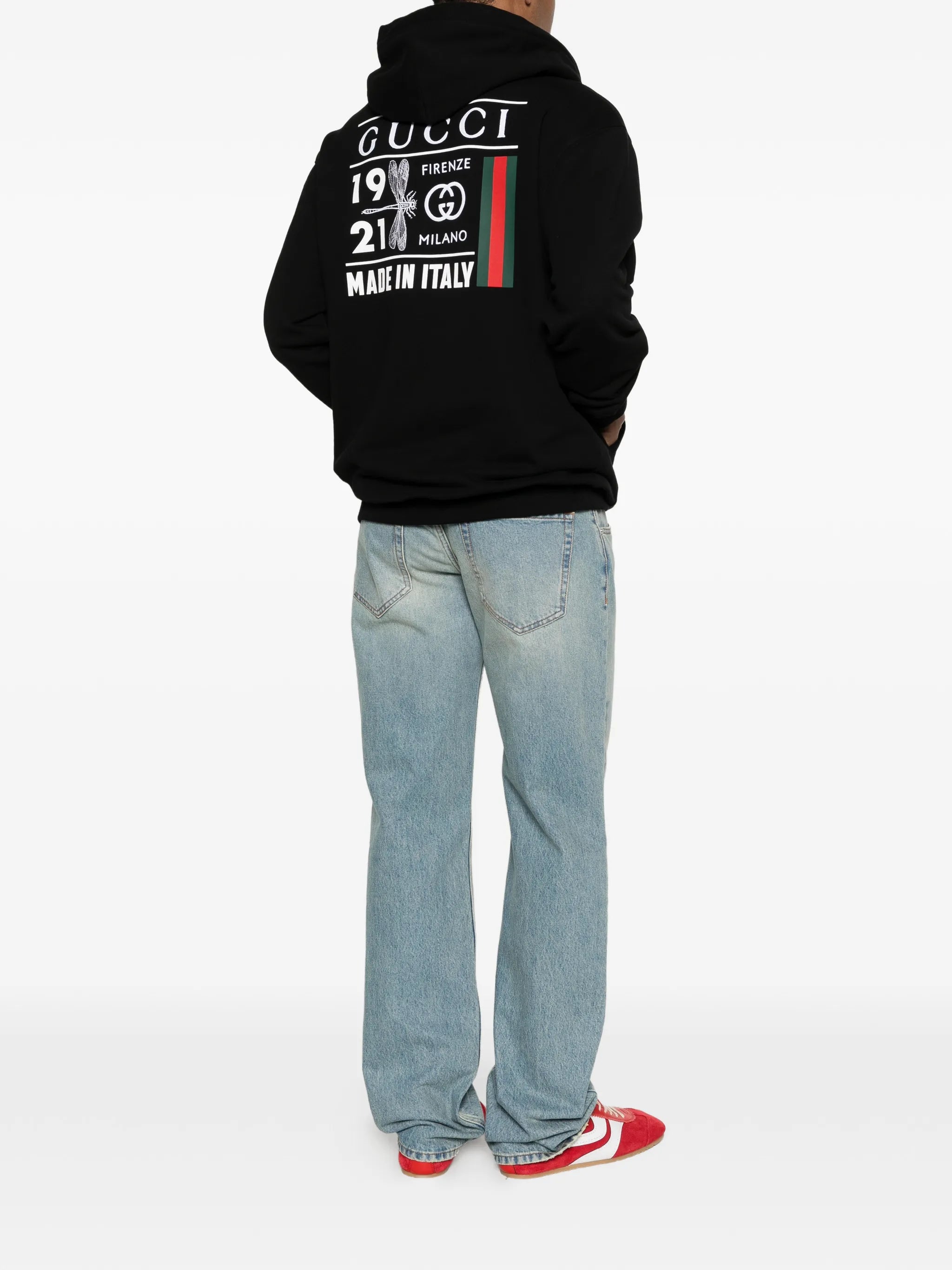 Gucci Gucci Graphic Hooded Sweatshirt, view 2