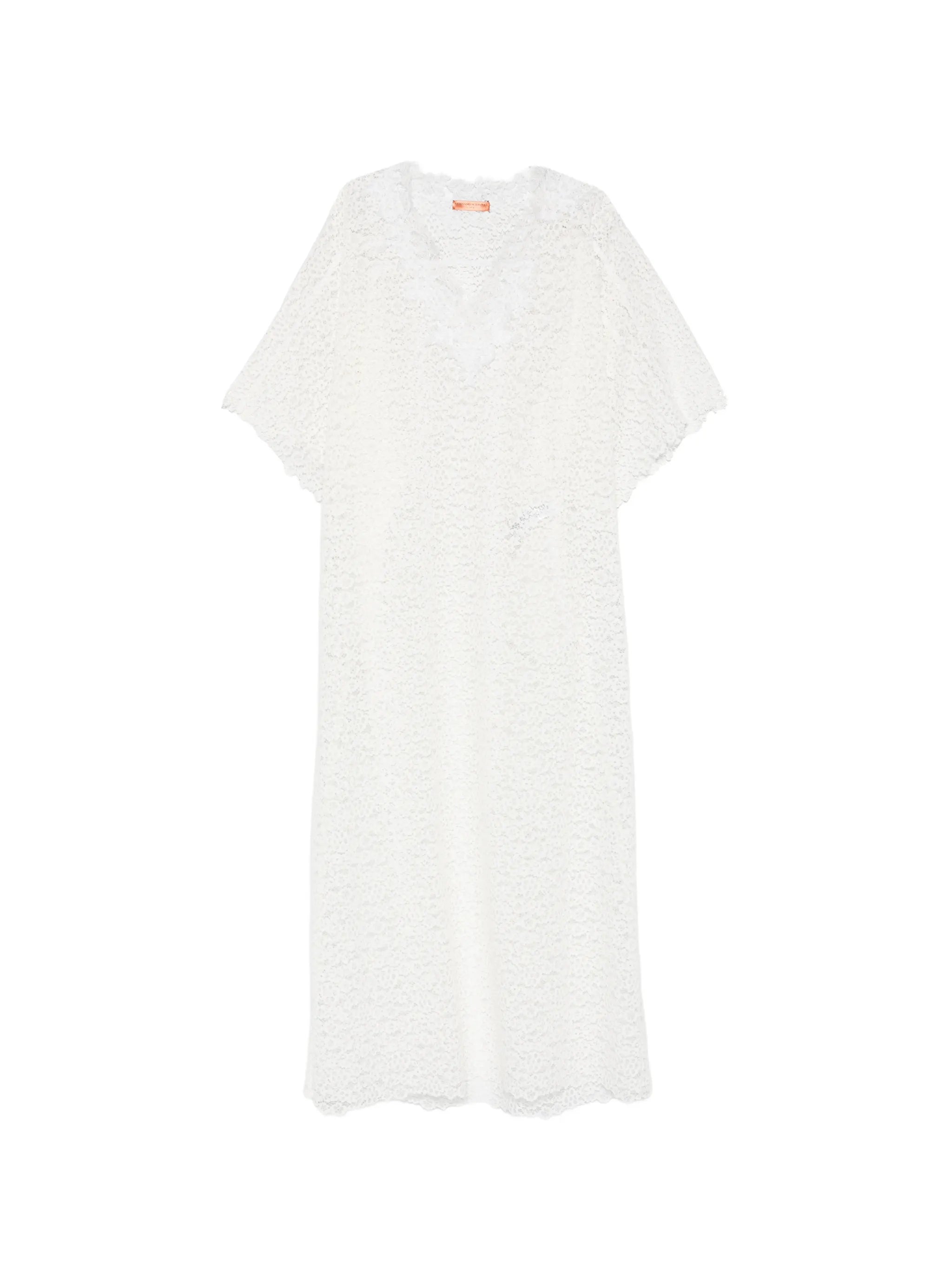 Ermanno Scervino Ermanno Scervino Lace V-neck Dress