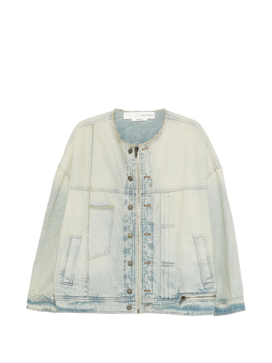 Isabel Benenato Isabel Benenato Frayed-hem Jacket
