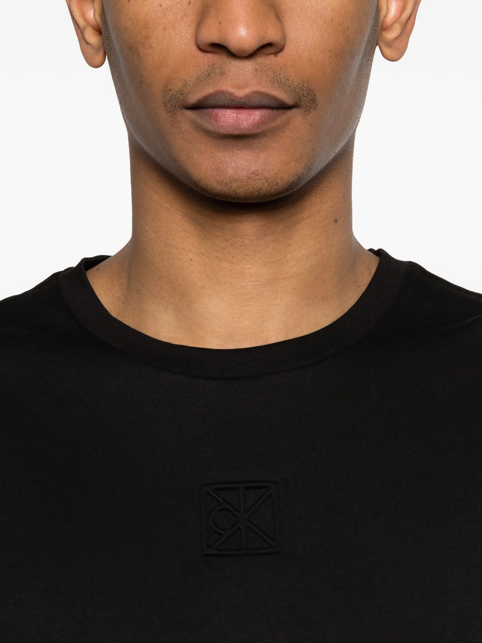Calvin Klein Calvin Klein Logo-debossed T-shirt, view 2