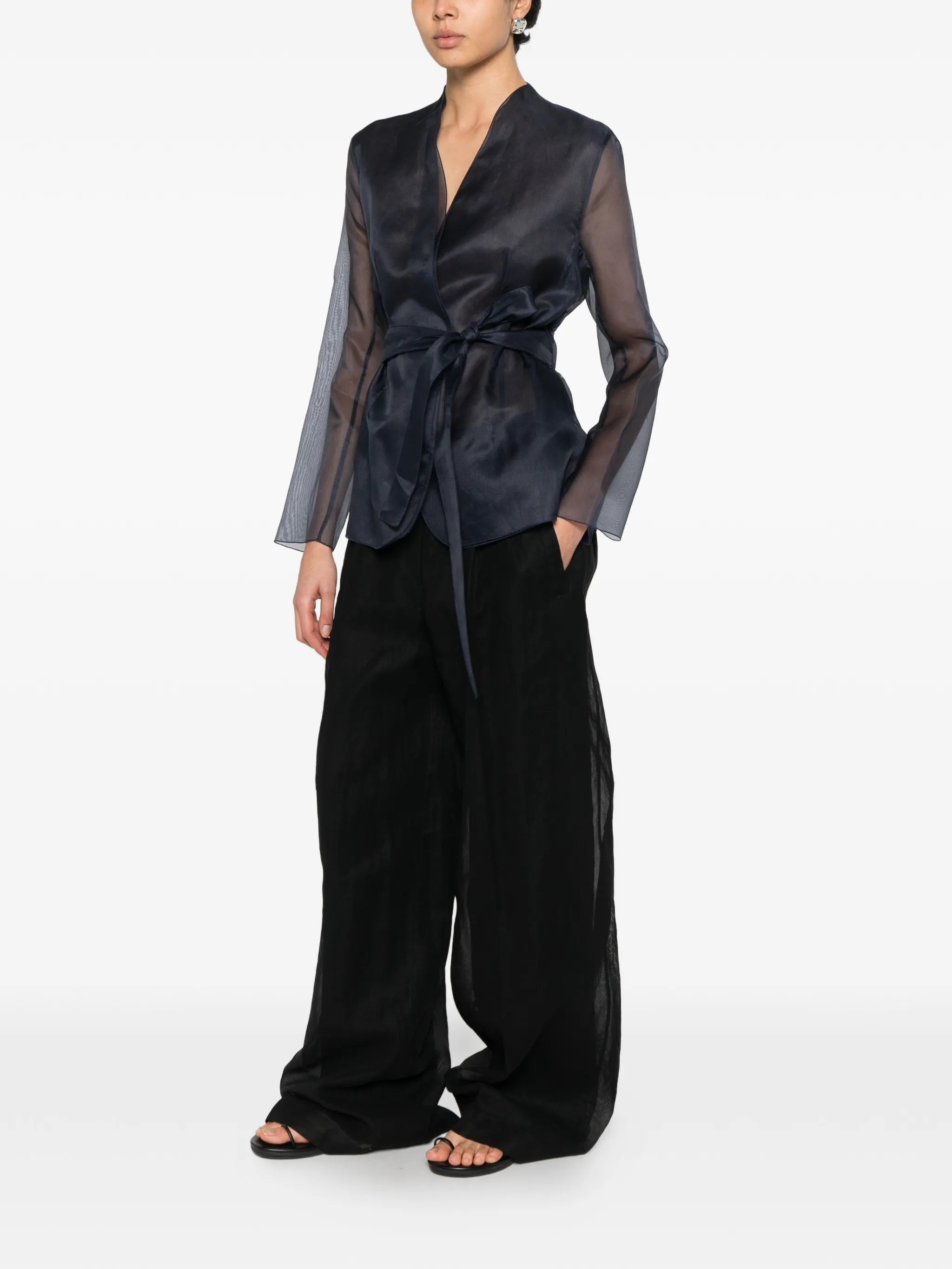 Antonelli Antonelli Elia Tie-waist Fitted Jacket, view 2