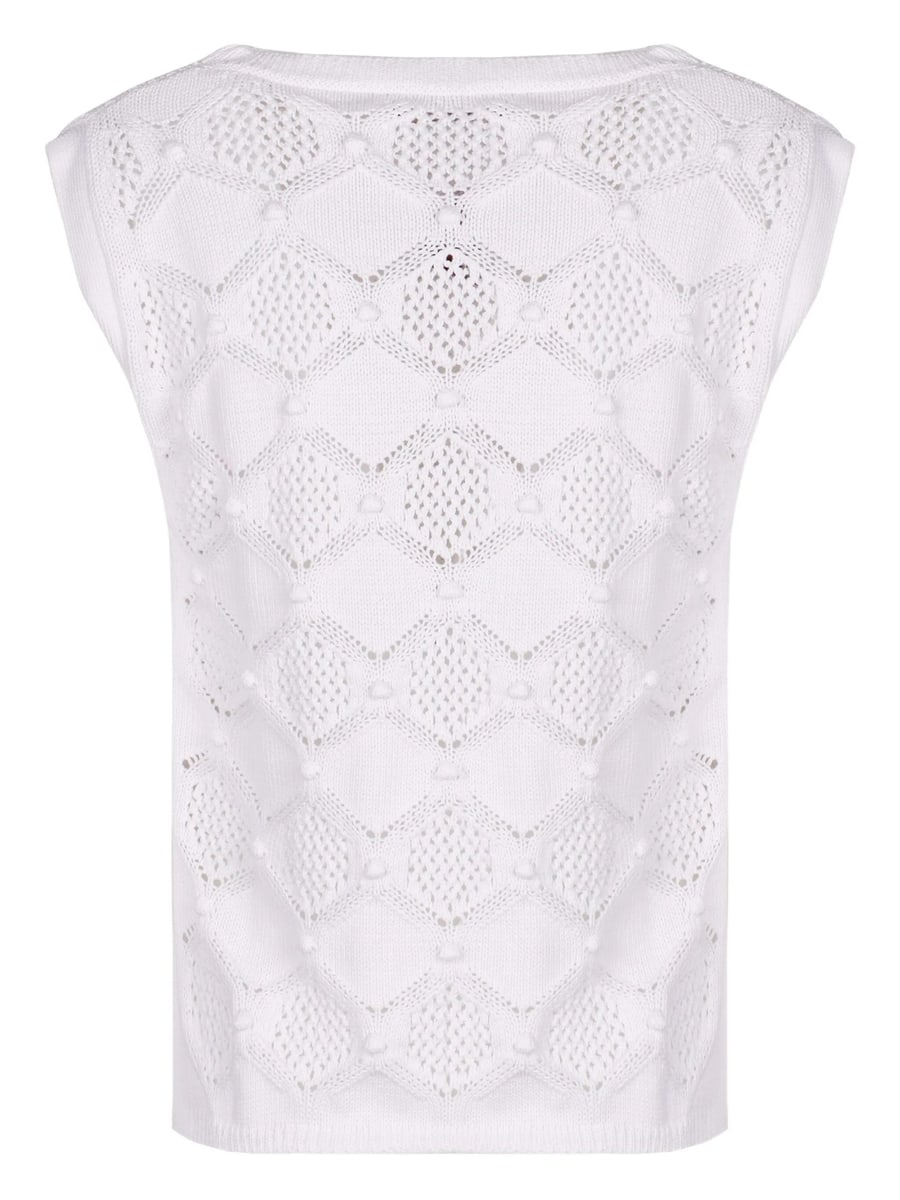 Max Mara Studio Max Mara Studio Open-knit Top, view 2