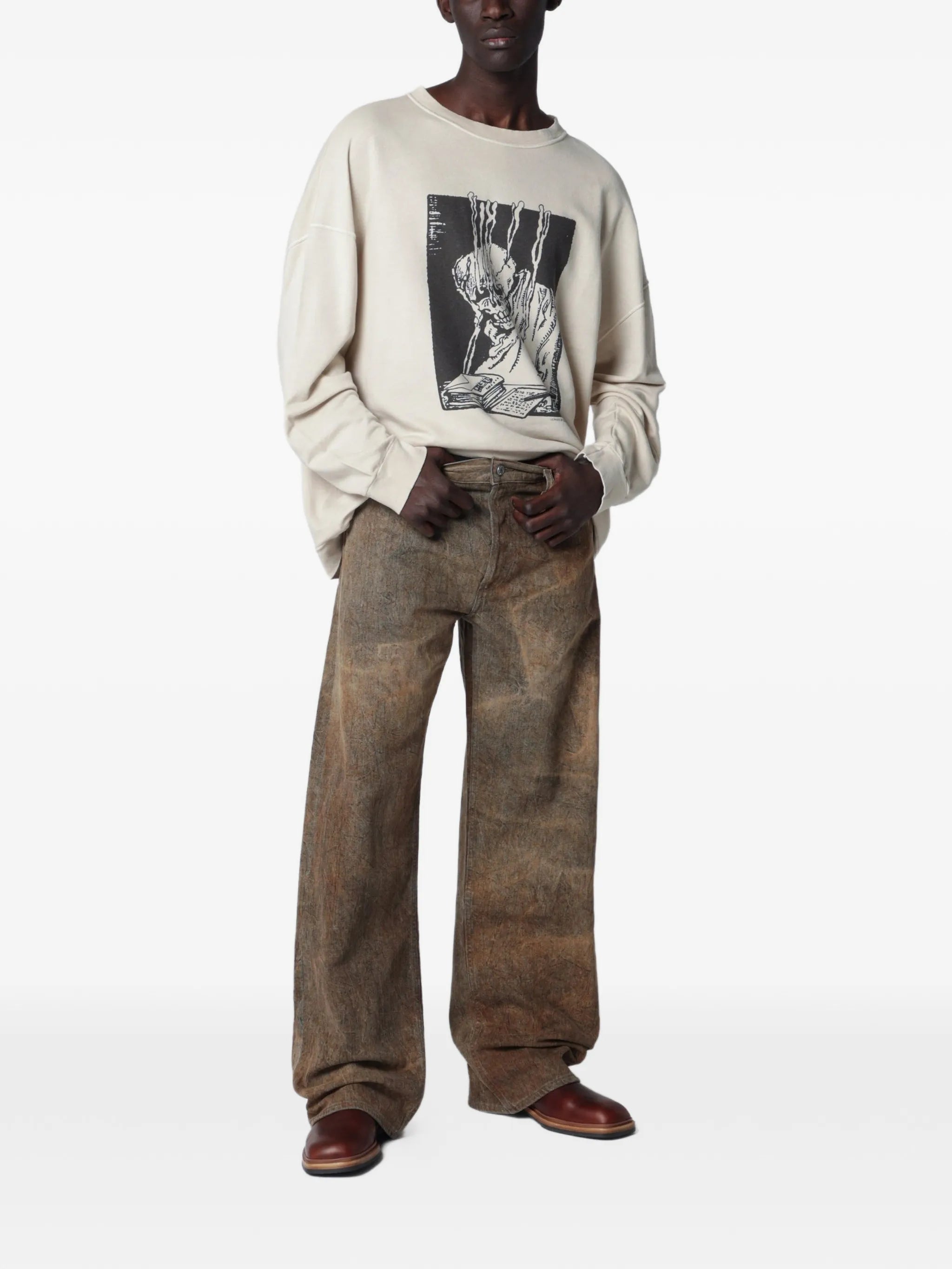 Our Legacy Our Legacy Slack Graphic-print Sweatshirt, view 2