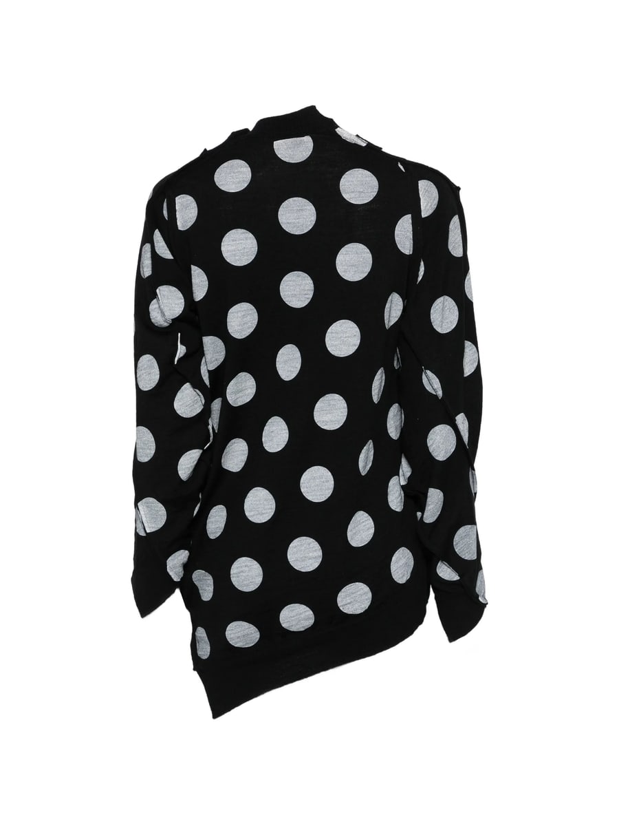 Junya Watanabe Junya Watanabe Polka Dot Buttoned Cardigan, view 3