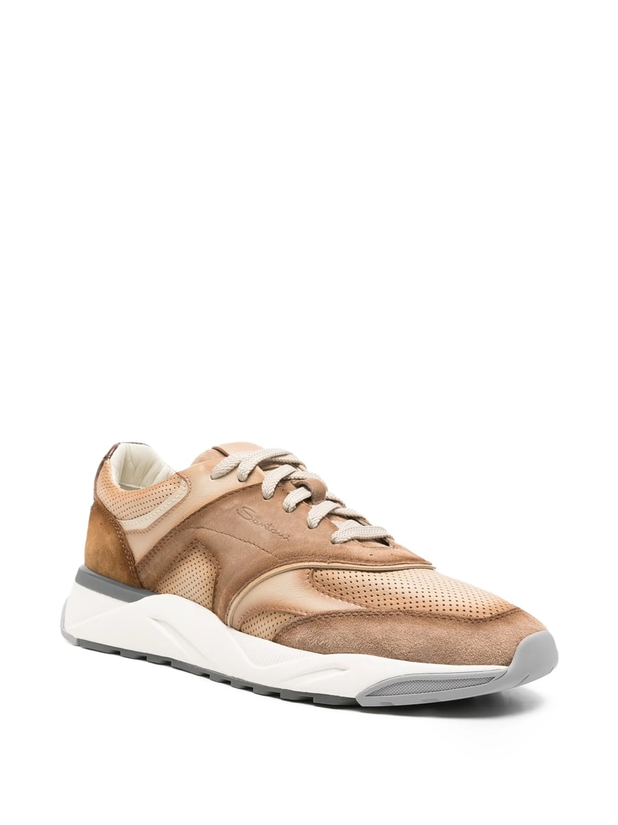 Santoni Santoni Innova Perforated Sneakers, view 4