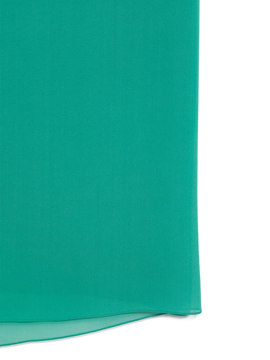 Max Mara Max Mara Green Silk Scarf, view 2