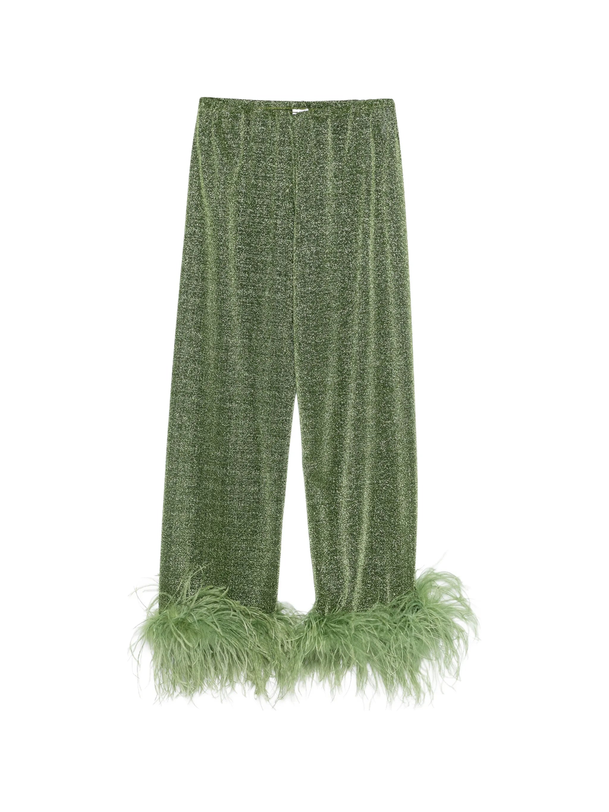 Oséree Oséree Lumiere Plumage Straight Trousers