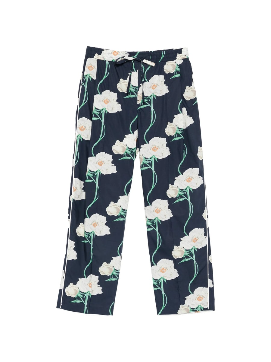 Kenzo Kenzo Floral-print Drawstring Trousers