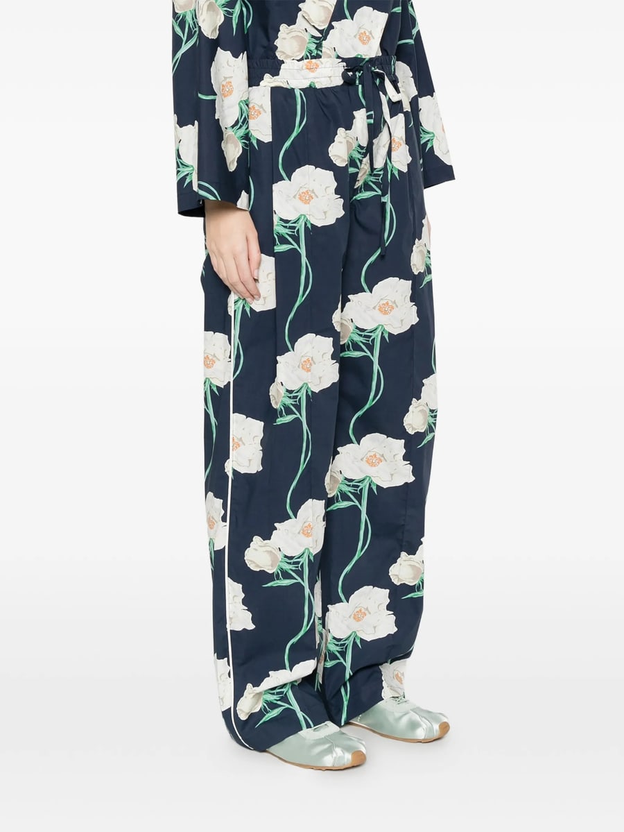 Kenzo Kenzo Floral-print Drawstring Trousers, view 5