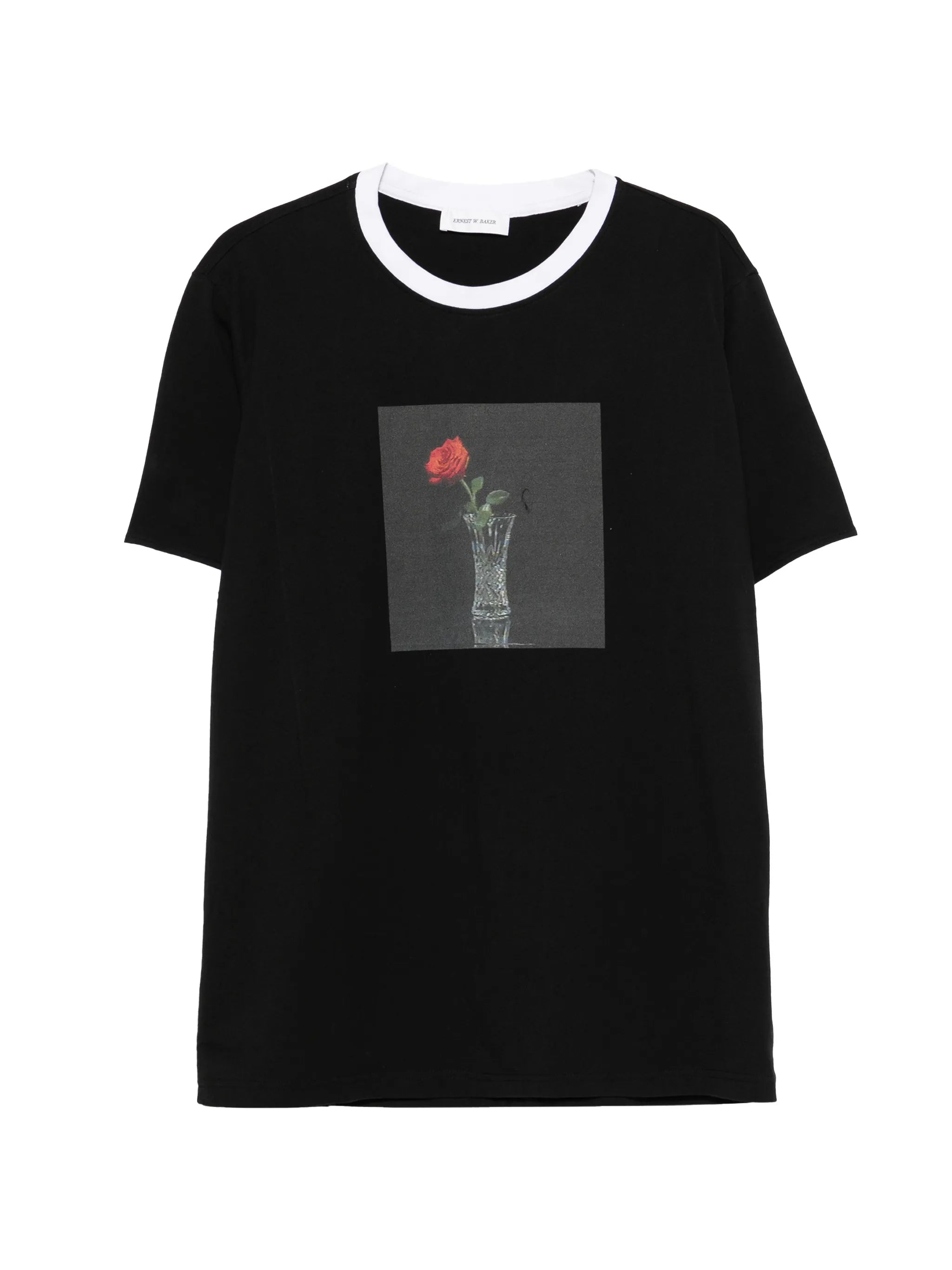 Ernest W. Baker Ernest W. Baker Round-nek Rose-print T-shirt