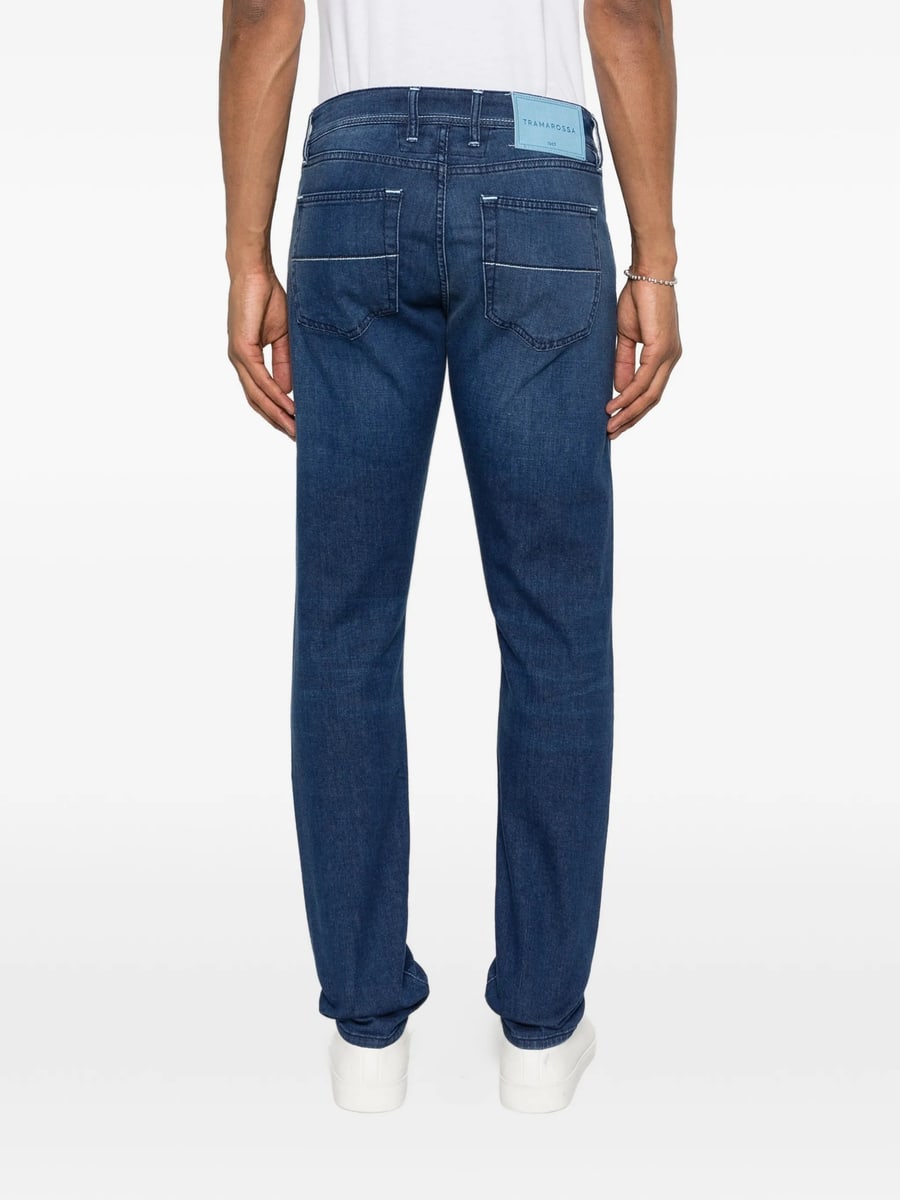 Tramarossa Tramarossa Logo-patch Slim Jeans, view 5